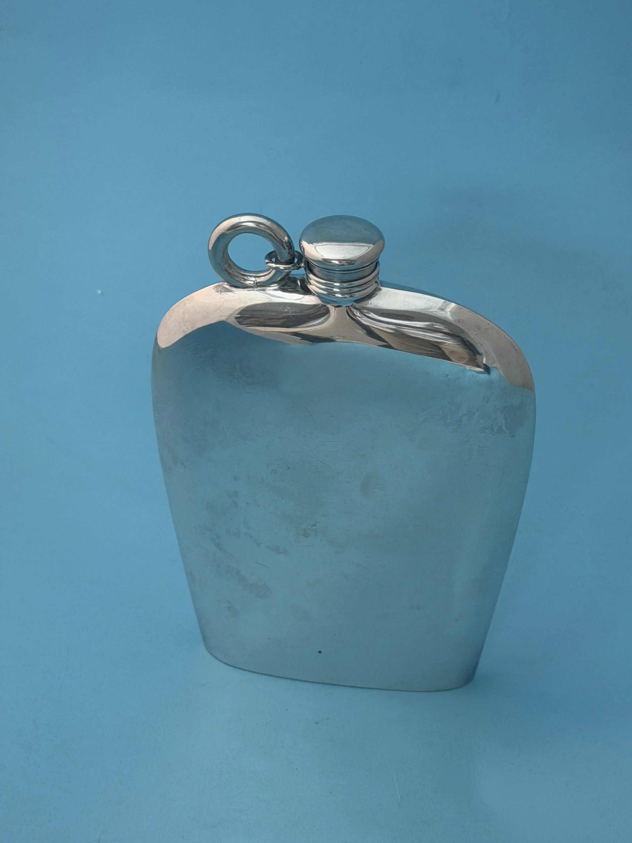 Sterling Silver Whiskey Flask, International Silver Co.