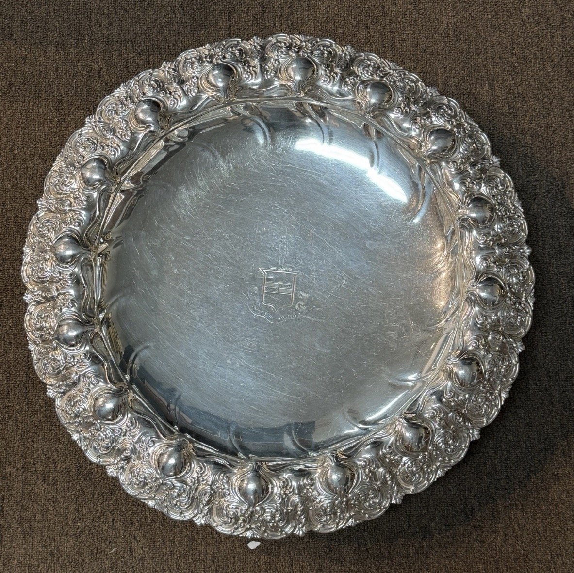 Tiffany Sterling silver centerpiece Art Nouveau. Ca. 1890. 120 Troy ounces. 
