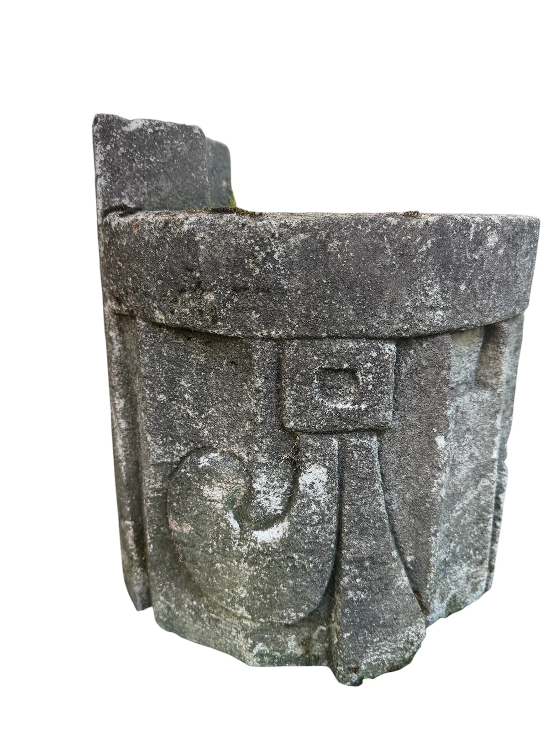Jack Hastings (Tennessee 1925-2013) Modernist Carved Cement Planter. 