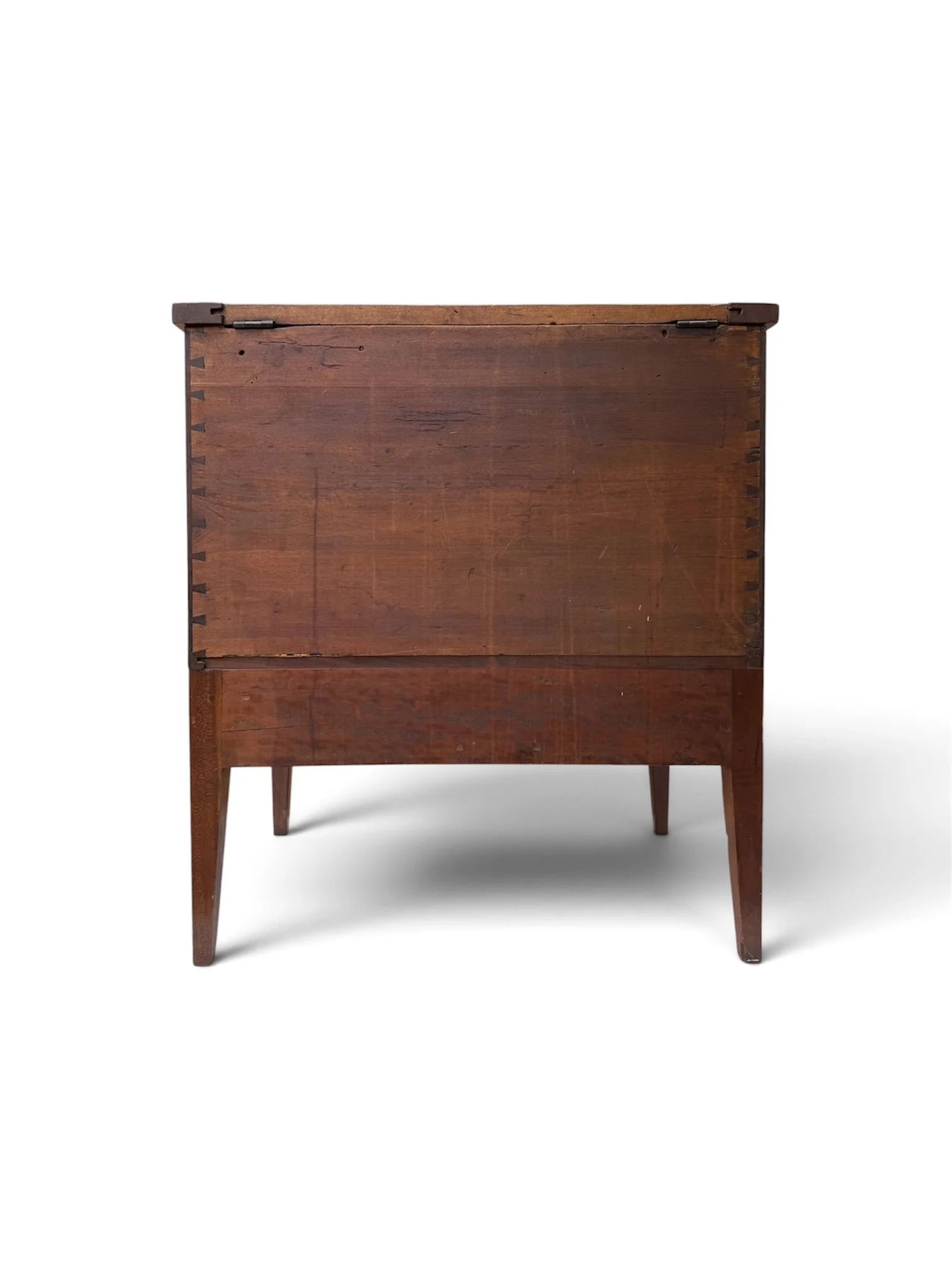 Kentucky Cherry Hepplewhite Inlaid Sugar Chest  Ca. 1820. 