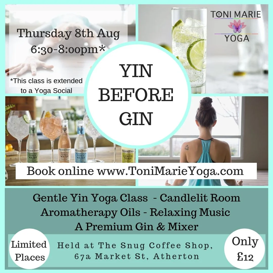 Yin before Gin Yoga Class