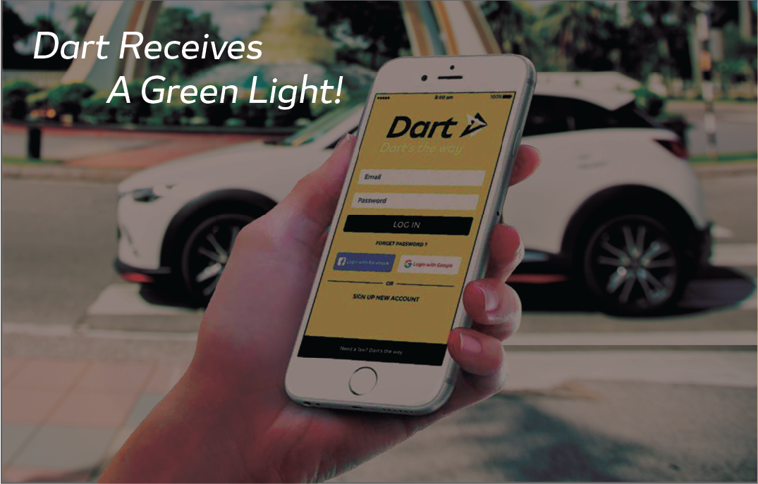 Dart Brunei's First Ride Booking App!
