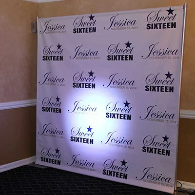 Birthday Party Custom Backdrops