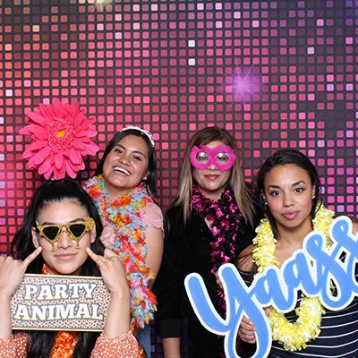 Disco Sequin Pink Backdrop