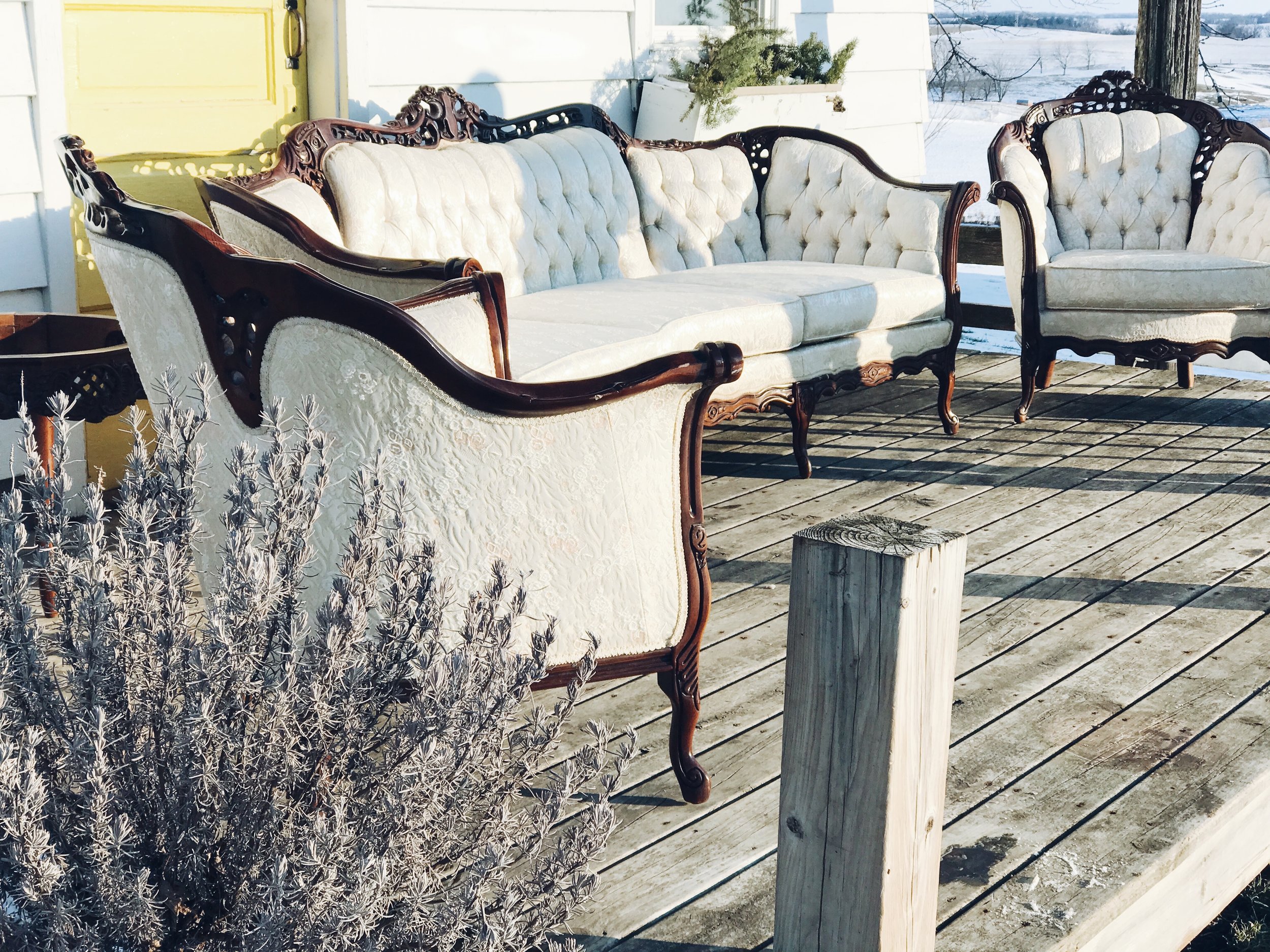 Rose Sofa & 2 Lela Chairs