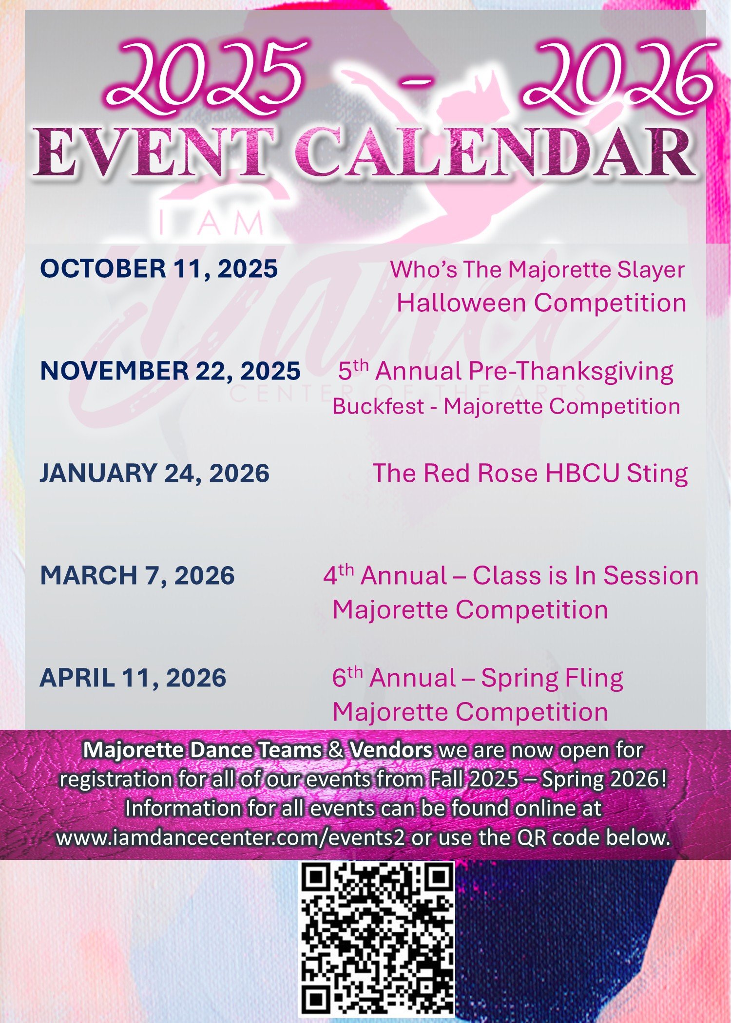 25-26 Event Calendar