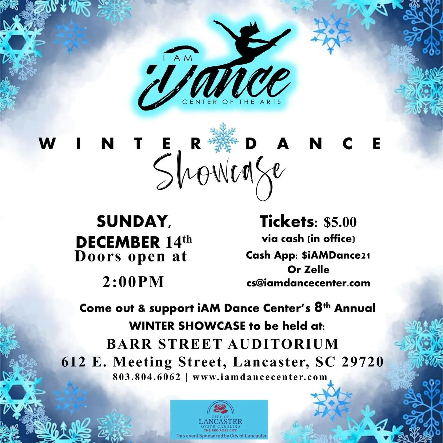 ✨ TODAY IS THE DAY! ✨
iAM Dance Center of the Arts presents&hellip; our Winter Showcase!

The wait is over and the stage is calling 🎭
Today, our dancers step into their shine, bringing months of dedication, discipline, and passion to life right befo