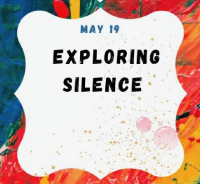 Exploring Silence!    SUNDAY JEWISH KIDS CLUB     