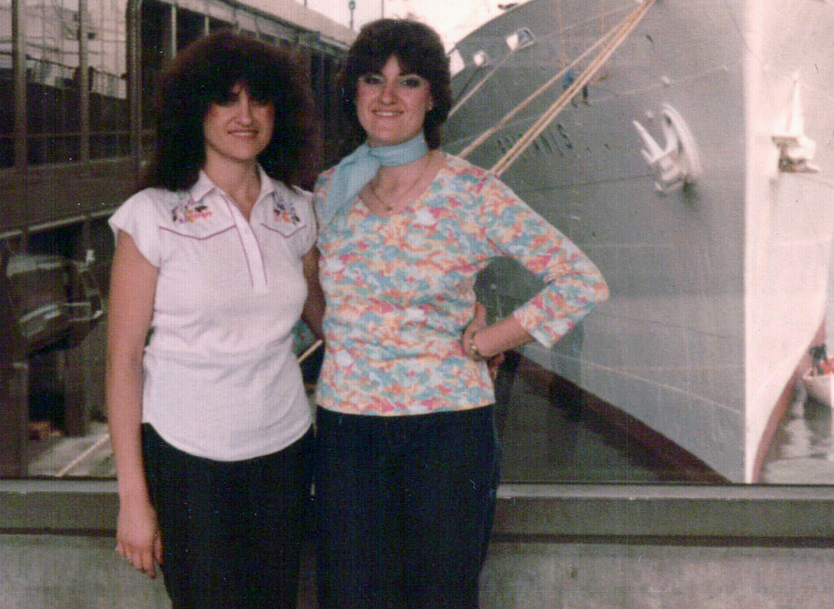 Elizabeth (left) and Kathryn (right)- 1982