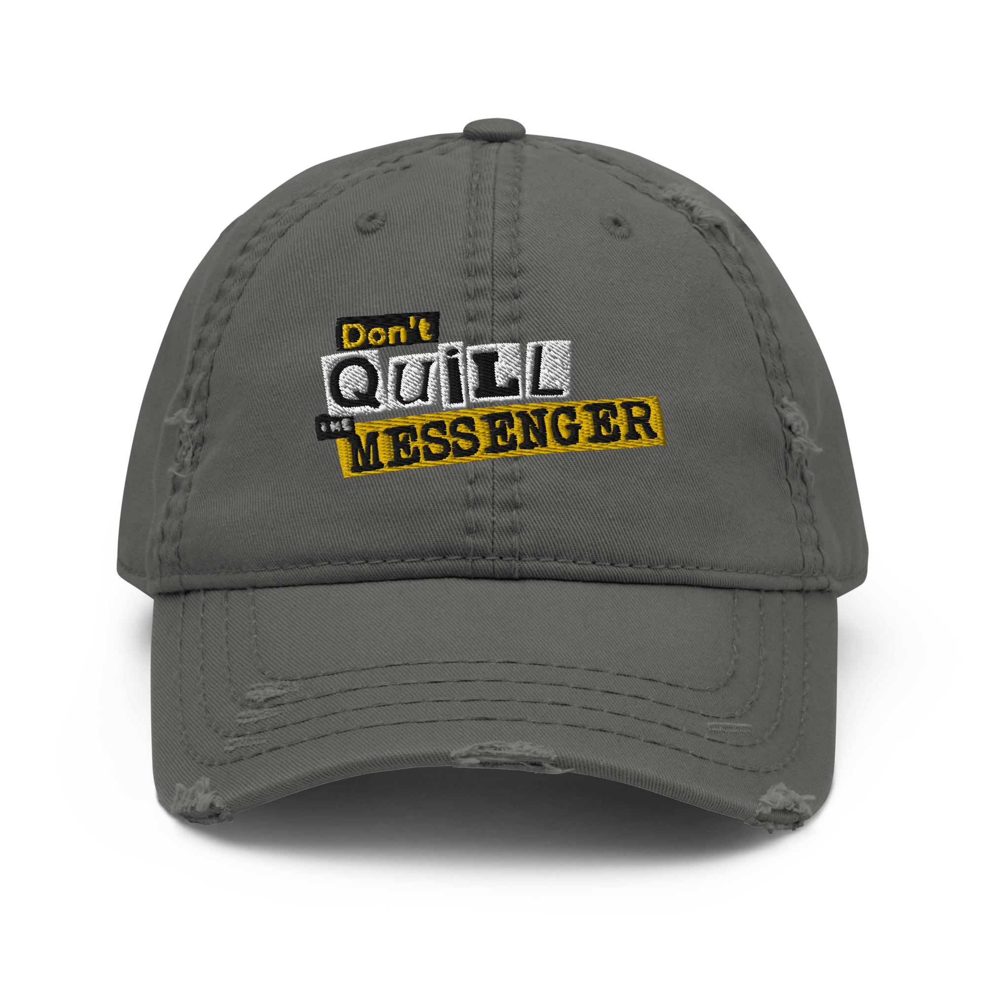 DQTM_HatDistressed_distressed-dad-hat-charcoal-grey-front-63c0b4b4a5c2e.png