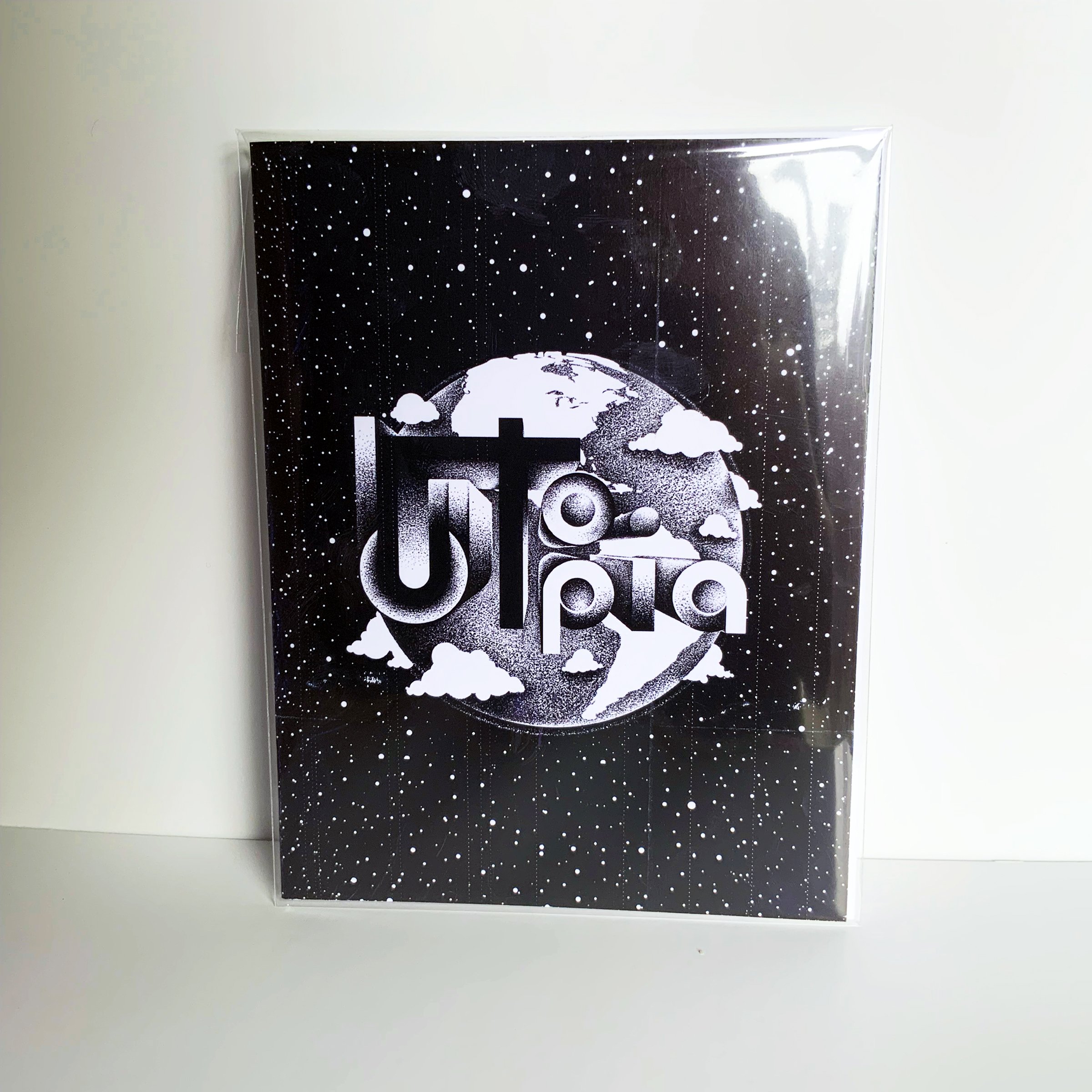 "Utopia" Greeting Card 4.25x5.5"