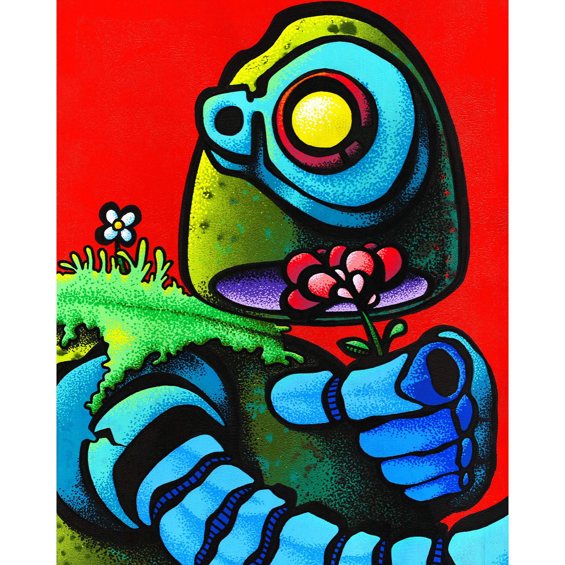 "Robotto Hei" Print 8x10"