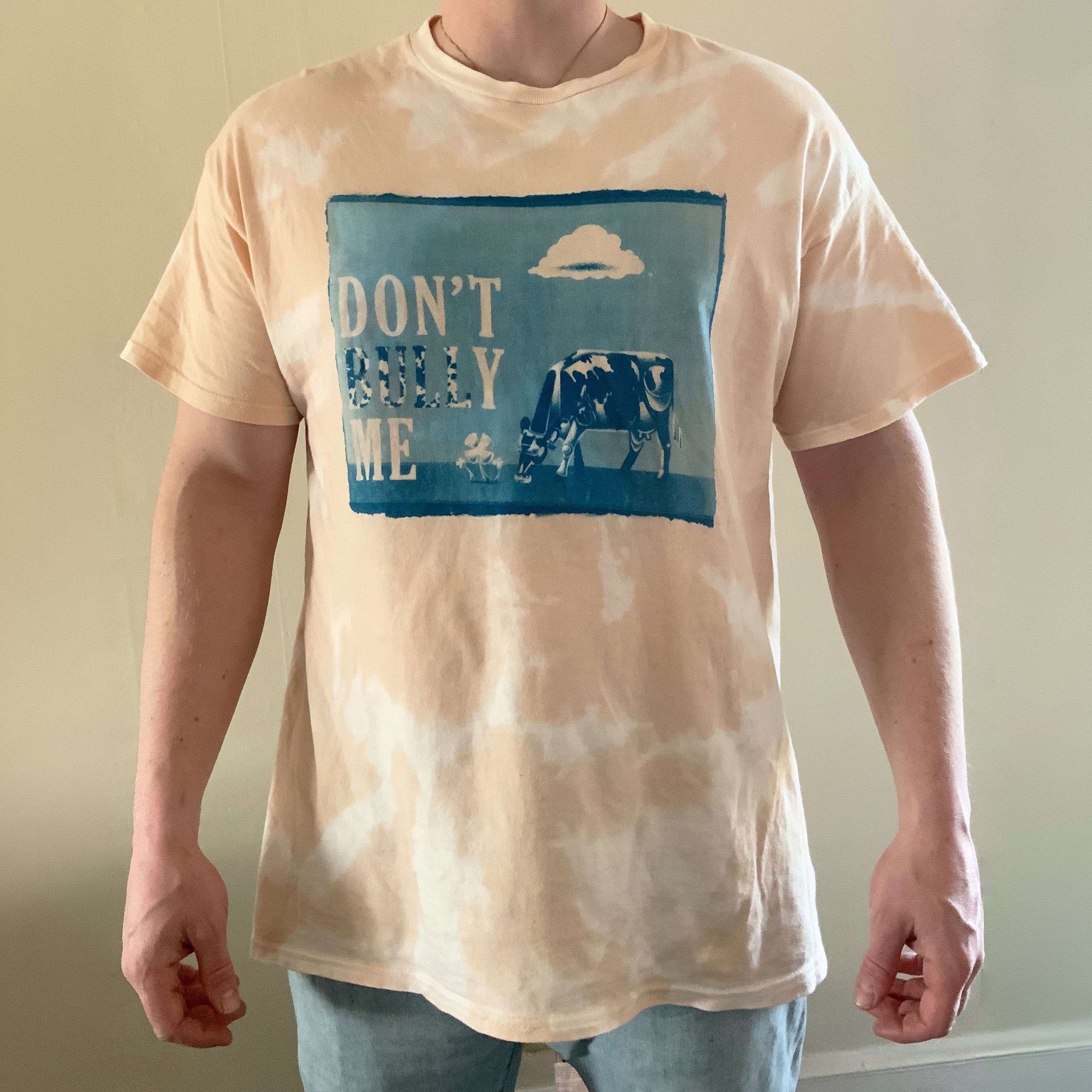 Don't Bully Me Acid Wash Cyanotype T Shirt