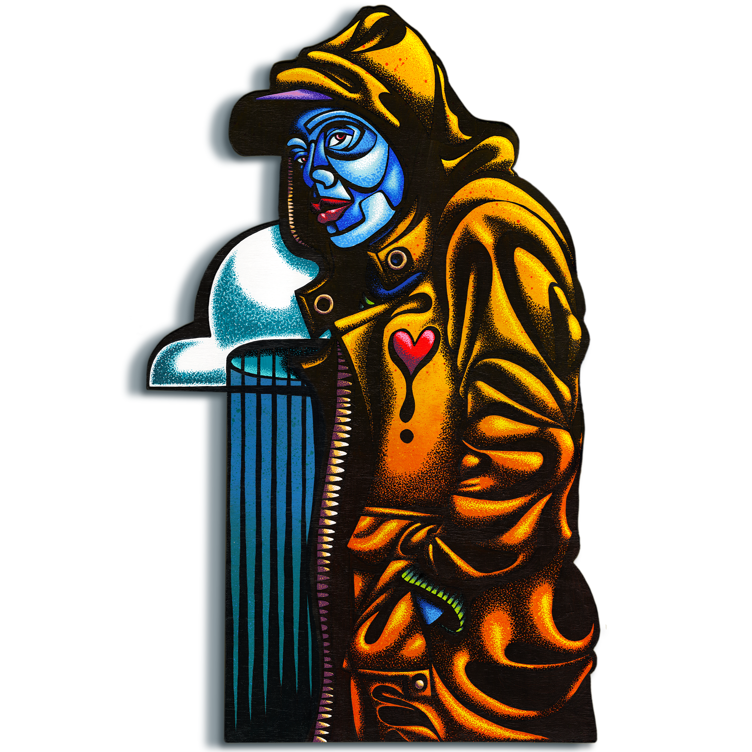 "Rain Coat" Print 8x12"