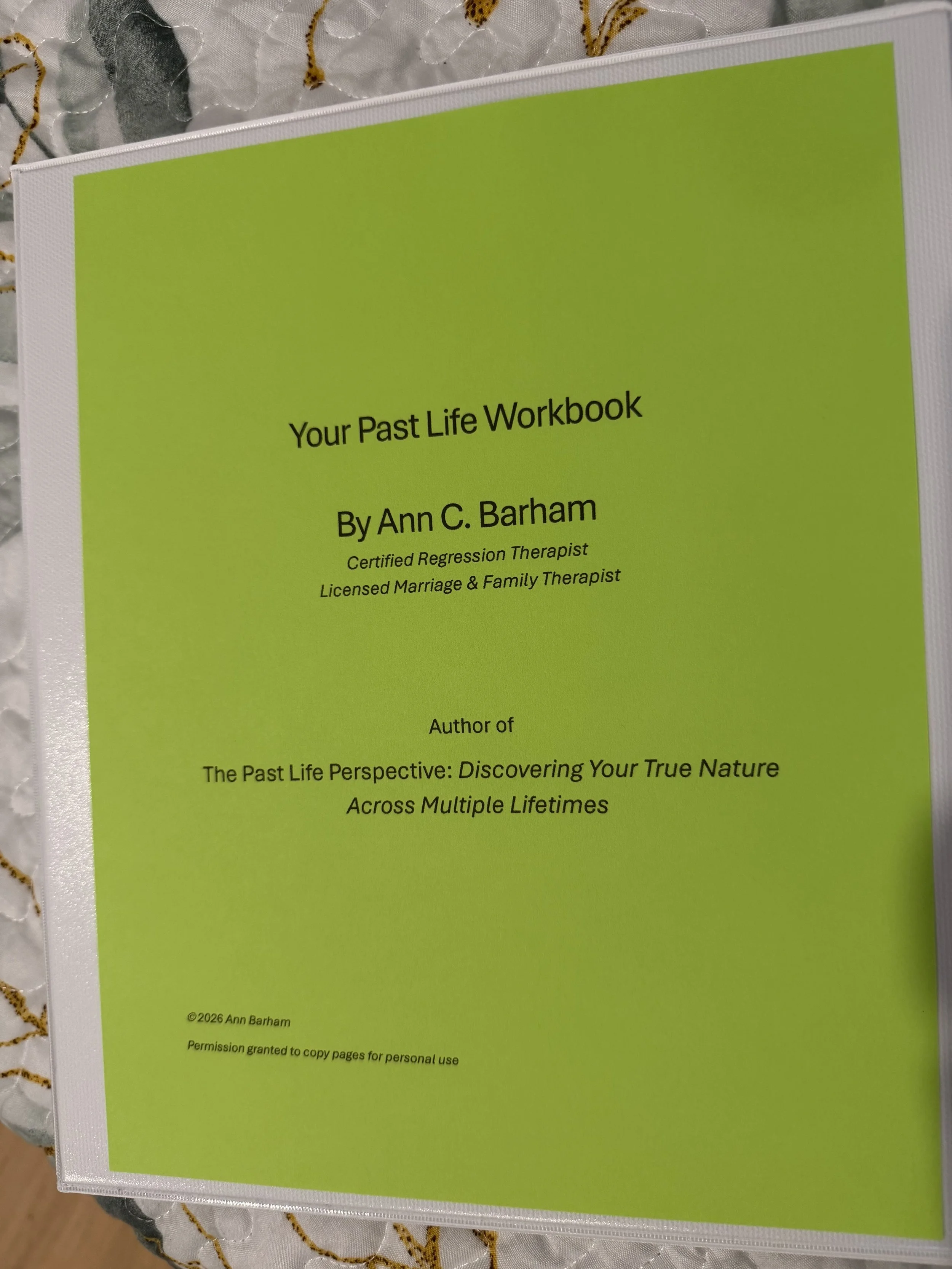 Your Past Life Workbook