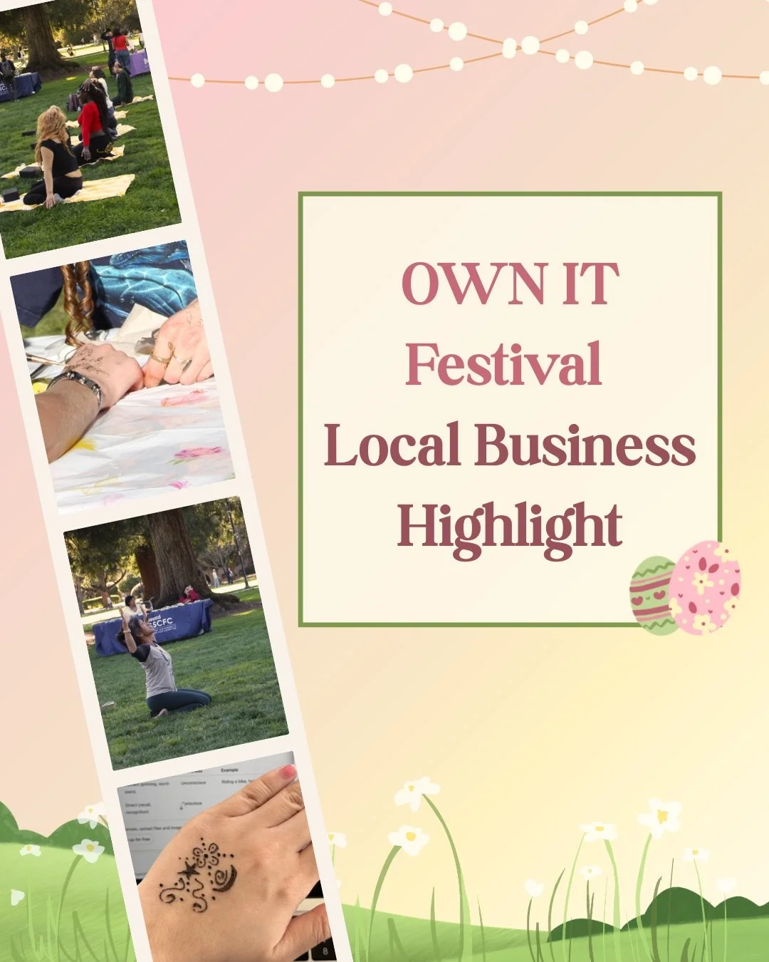 Thank you Akasha Yoga and Super Eyebrow for supporting our event. 💛

Be sure to take a look at Akasha Yoga and Super Eyebrow in downtown Davis! 

We&rsquo;re so grateful to everyone who stopped by and participated in activities.
 #OWNITFestival