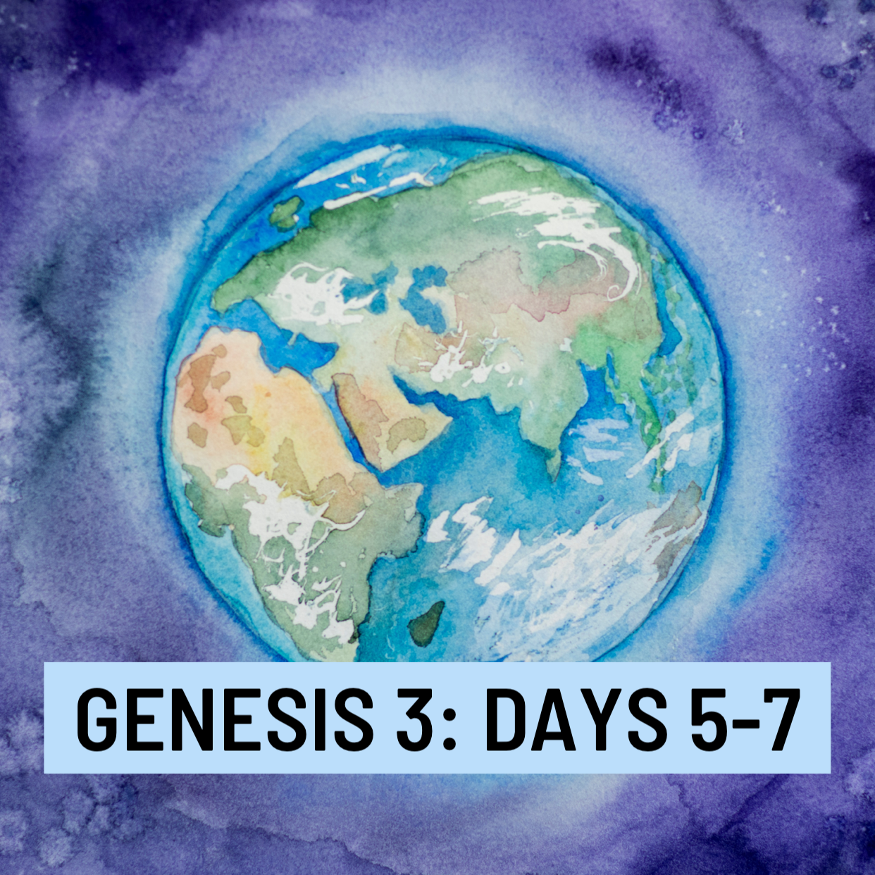 Genesis 3: Days 5-7