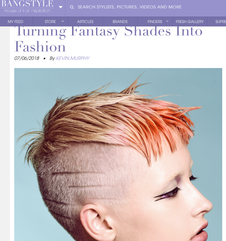 Turning FANTASY into FASHION @bangstyle — Hair Fashion Styler