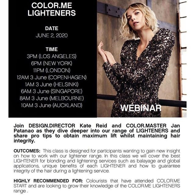 JOIN me COMPLIMENTARY tomorrow with @iamjanpatanao using @kevin.murphy COLOR.ME LIGHTENERS TO SIGN UP or see my story for link swipe up to sign up x

https://kevinmurphy.clickmeeting.com/color-me-lighteners/register?_ga=2.268927537.1302967034.1590433