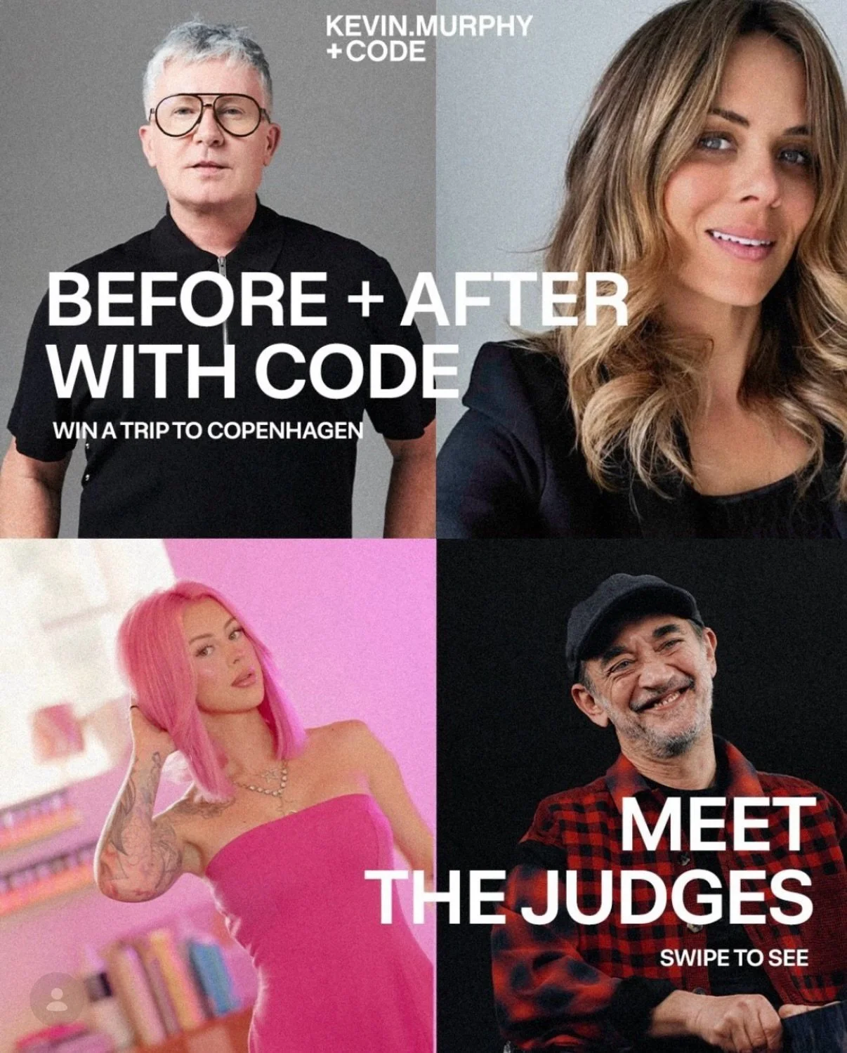 IF YOUR BLENDS ARE BASIC, KEEP SCROLLING. 🔥  #Only one of you is going to Copenhagen. Why should it be you? 👀

Join us for our KEVIN MURPHY+CODE competition 

And yes&hellip; I&rsquo;m judging. With @eugenesouleiman @kevinmurphyhair @heartandsoulby