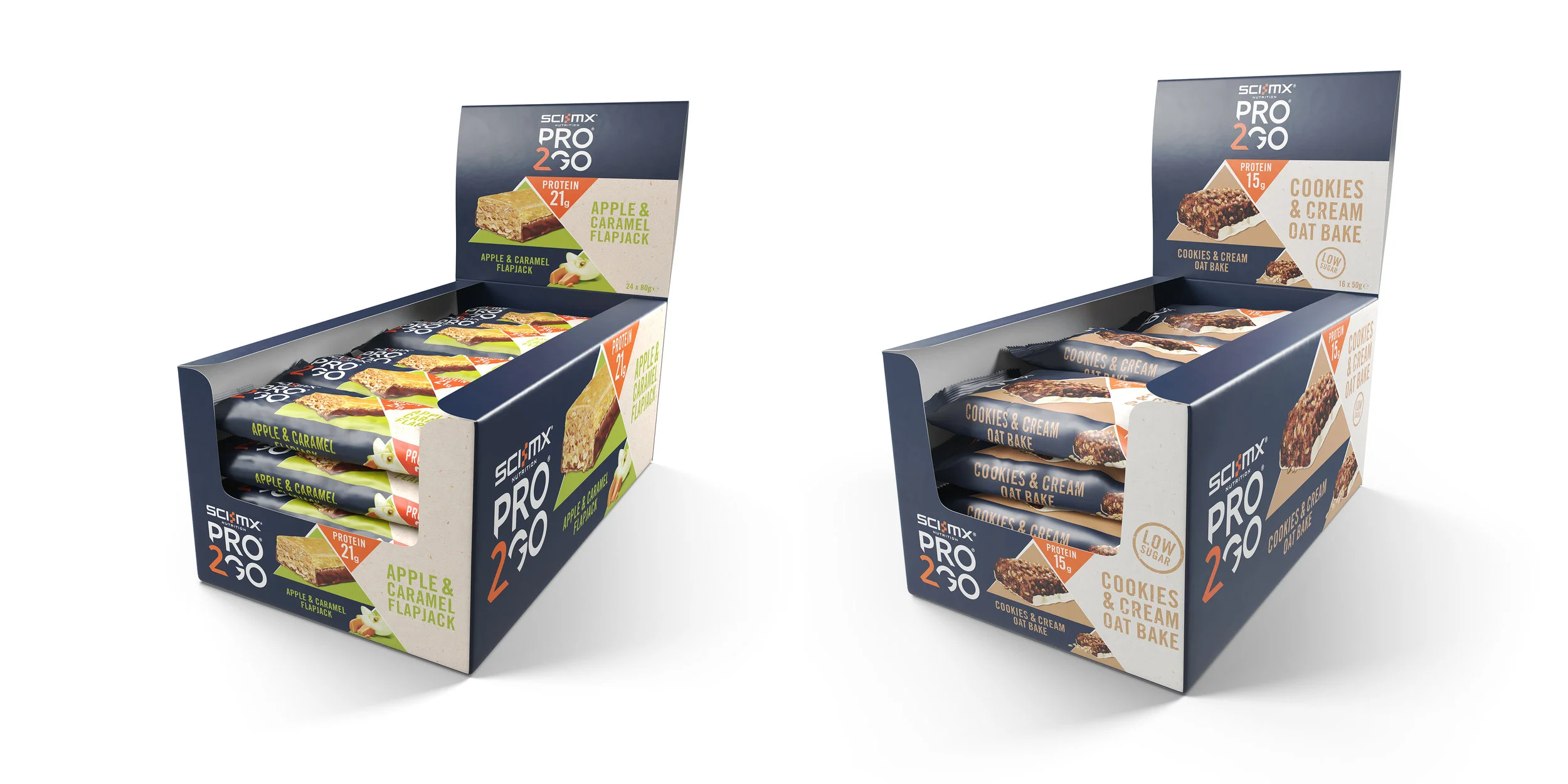 Sci-MX Pro2Go Protein Snack Renders