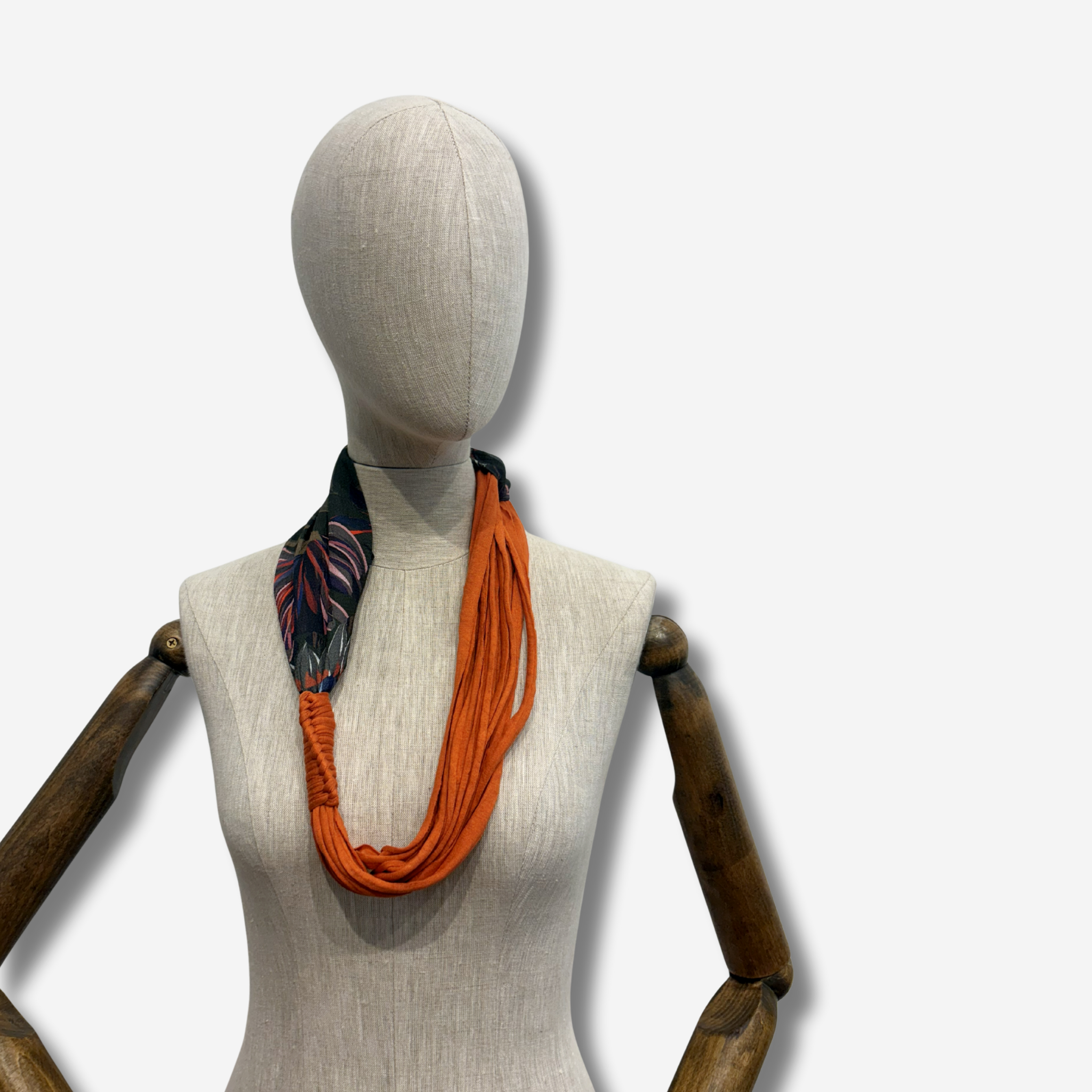 ‘Zalina’ Spliced Scarf Neckpiece