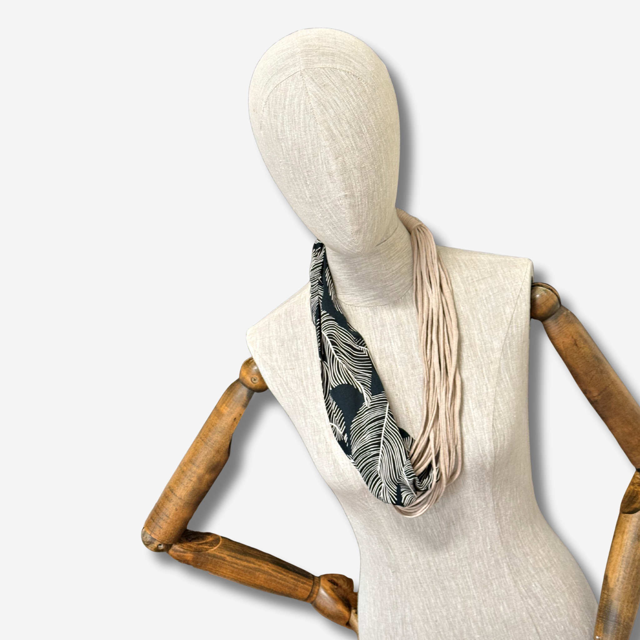 ‘Zalina’ Spliced Scarf Neckpiece