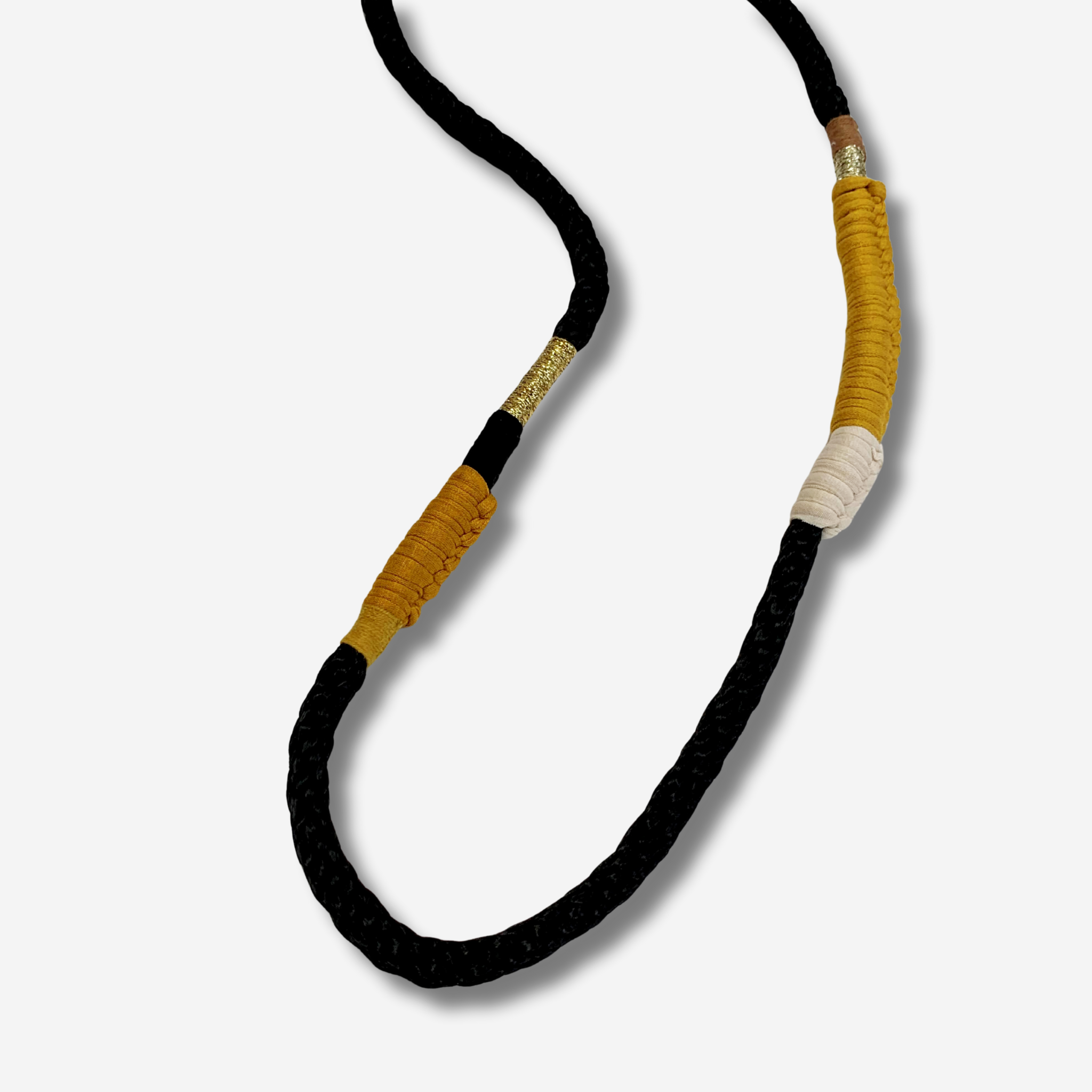 ‘Arzel II’ Wrapped Cord Neckpiece