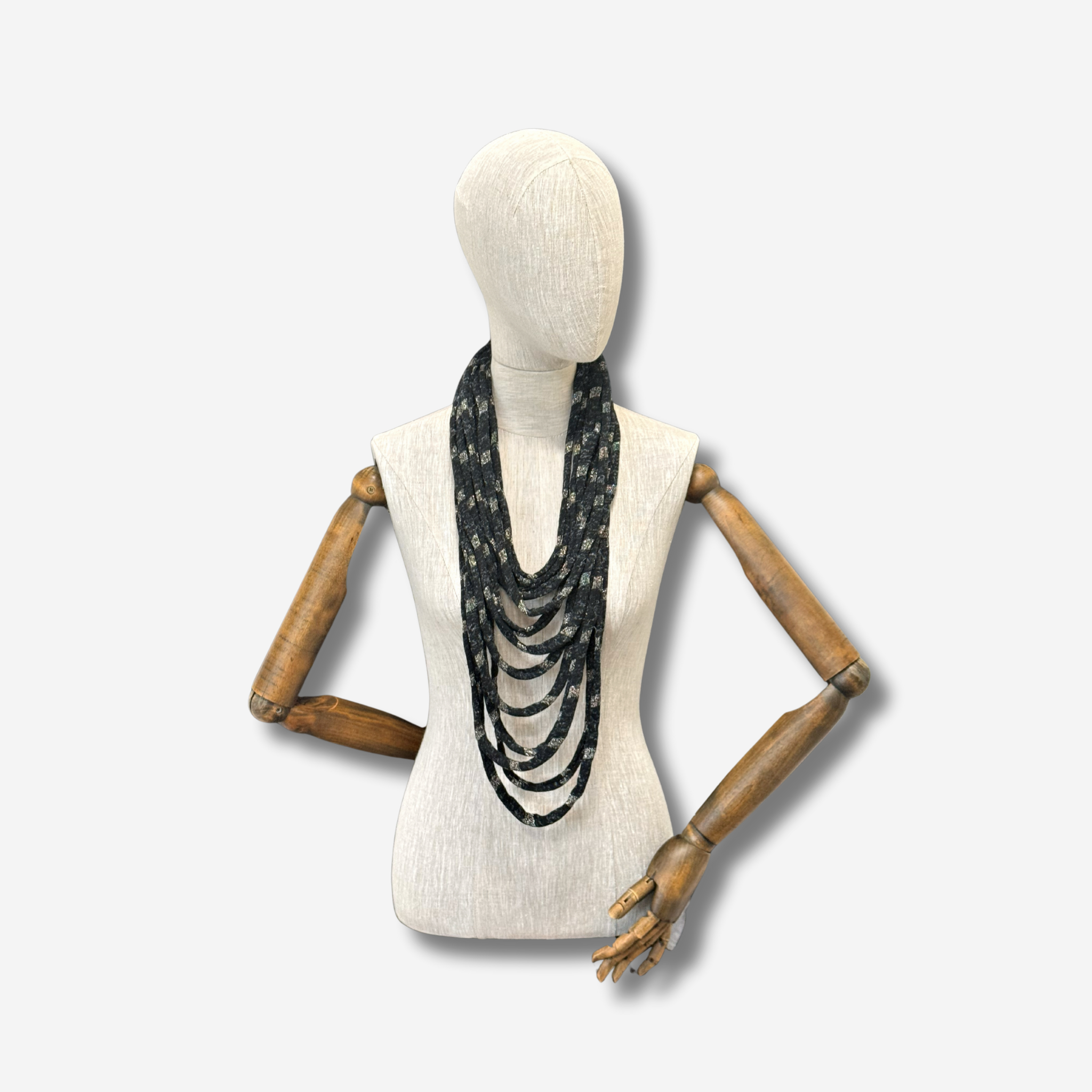 'Raziya' multi layered scarf