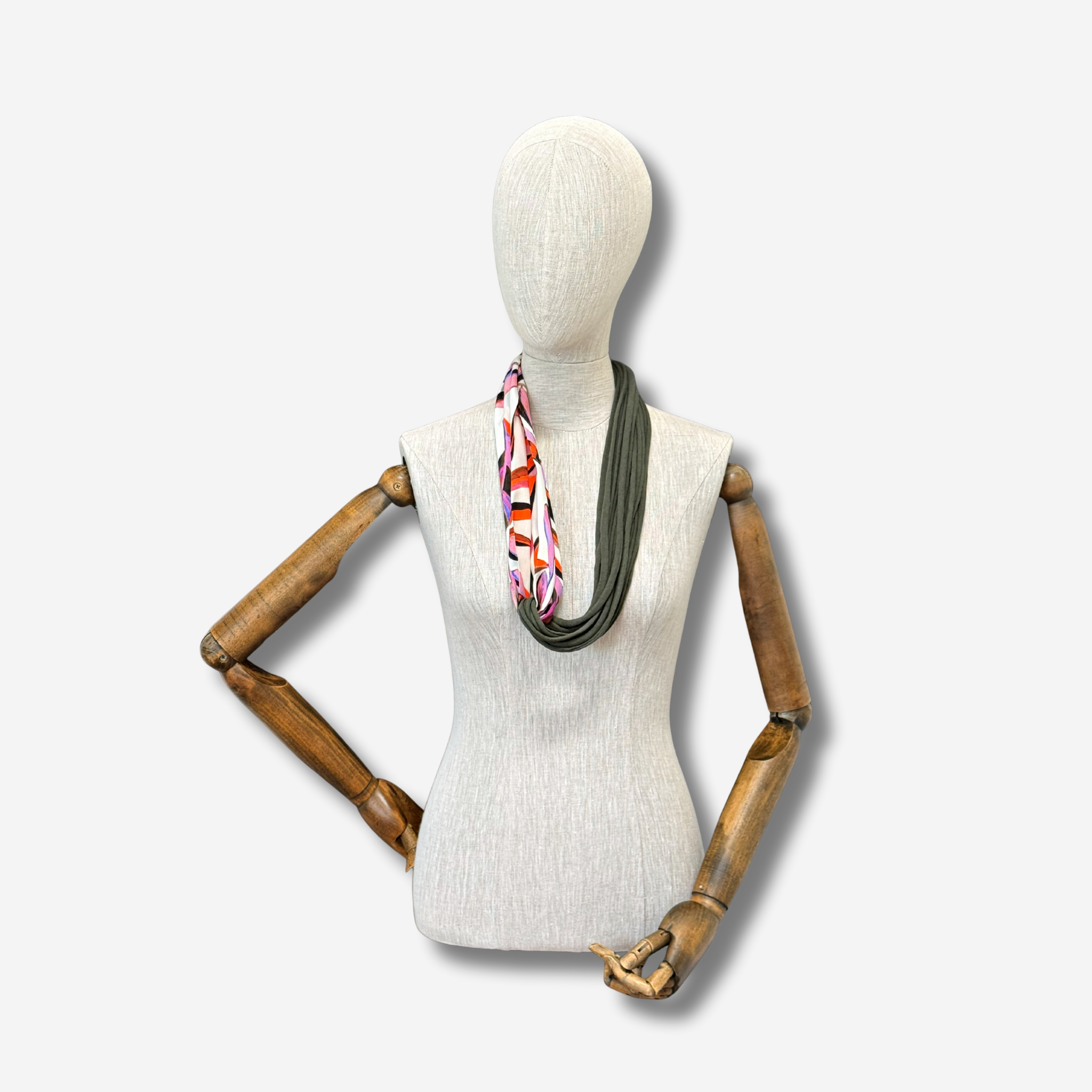 ‘Zalina’ Spliced Scarf Neckpiece