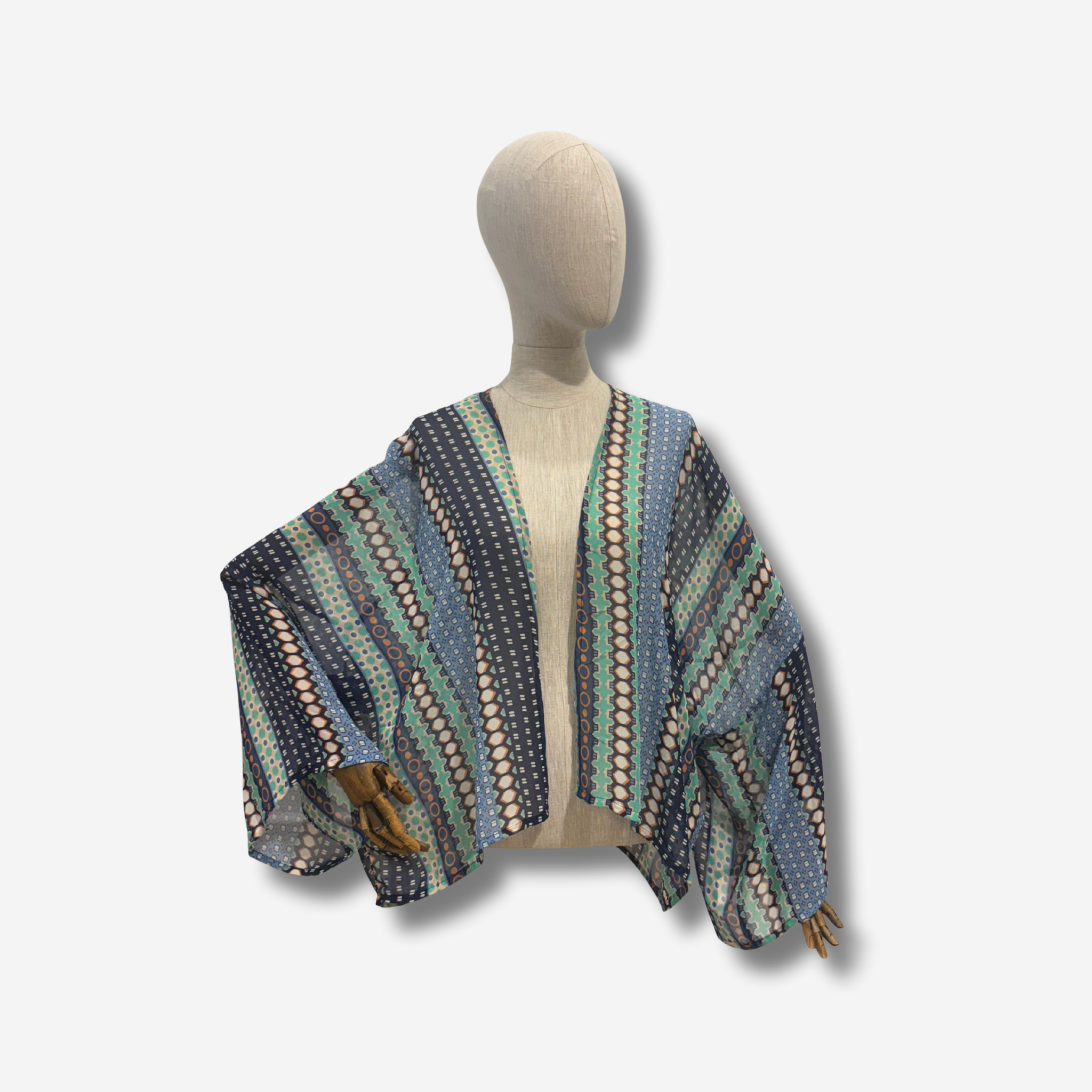 'FUKU' CROPPED KIMONO