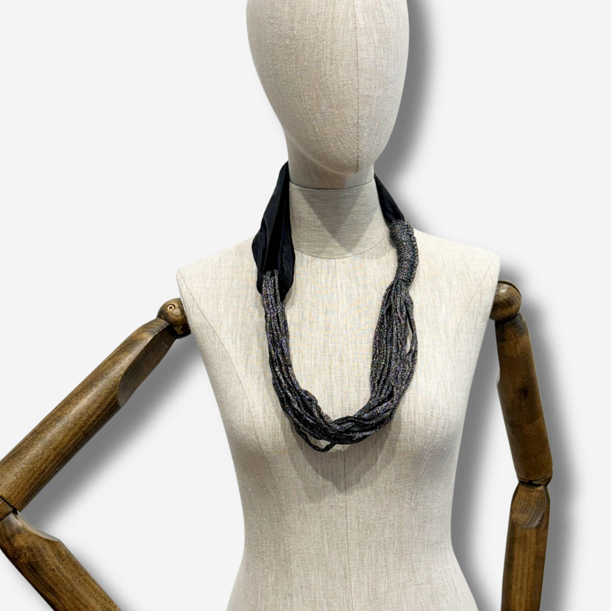 ‘Zalina’ Spliced Scarf Neckpiece