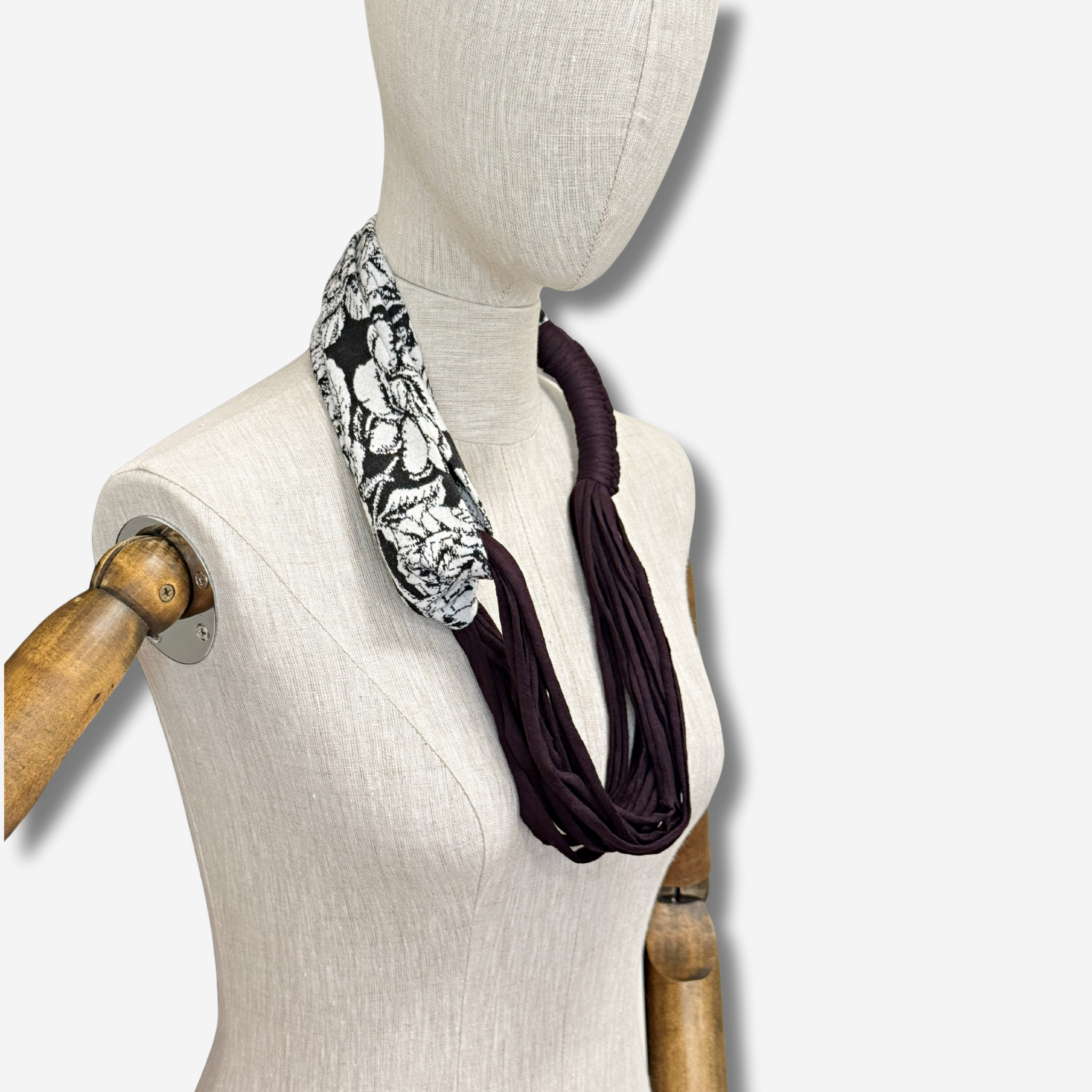 ‘Zalina’ Spliced Scarf Neckpiece