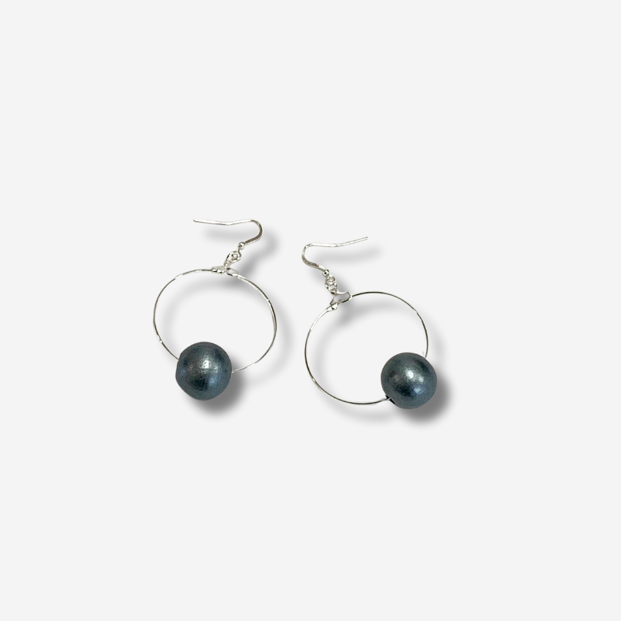 'SOTERA' BEAD HOOP EARRING