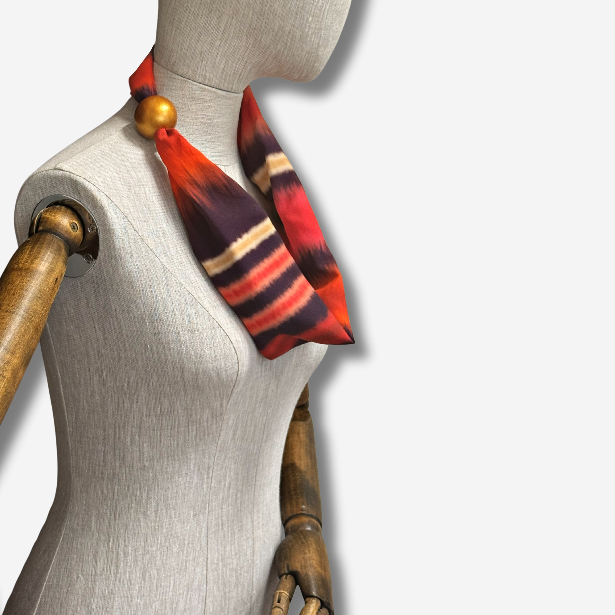 'Shaira' bead feature scarfette