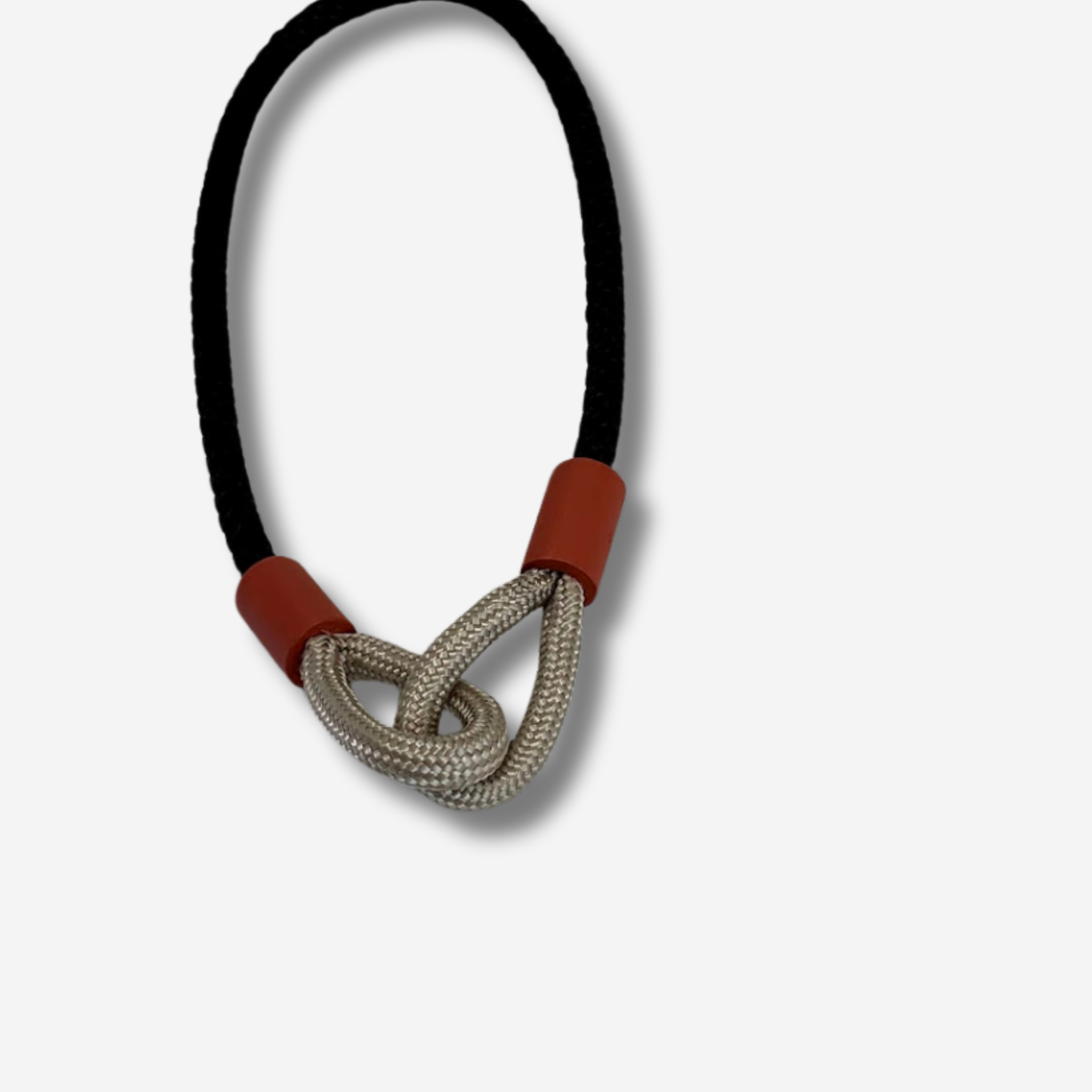 ‘Irmina’ Loop Ring Cord Mix Collier