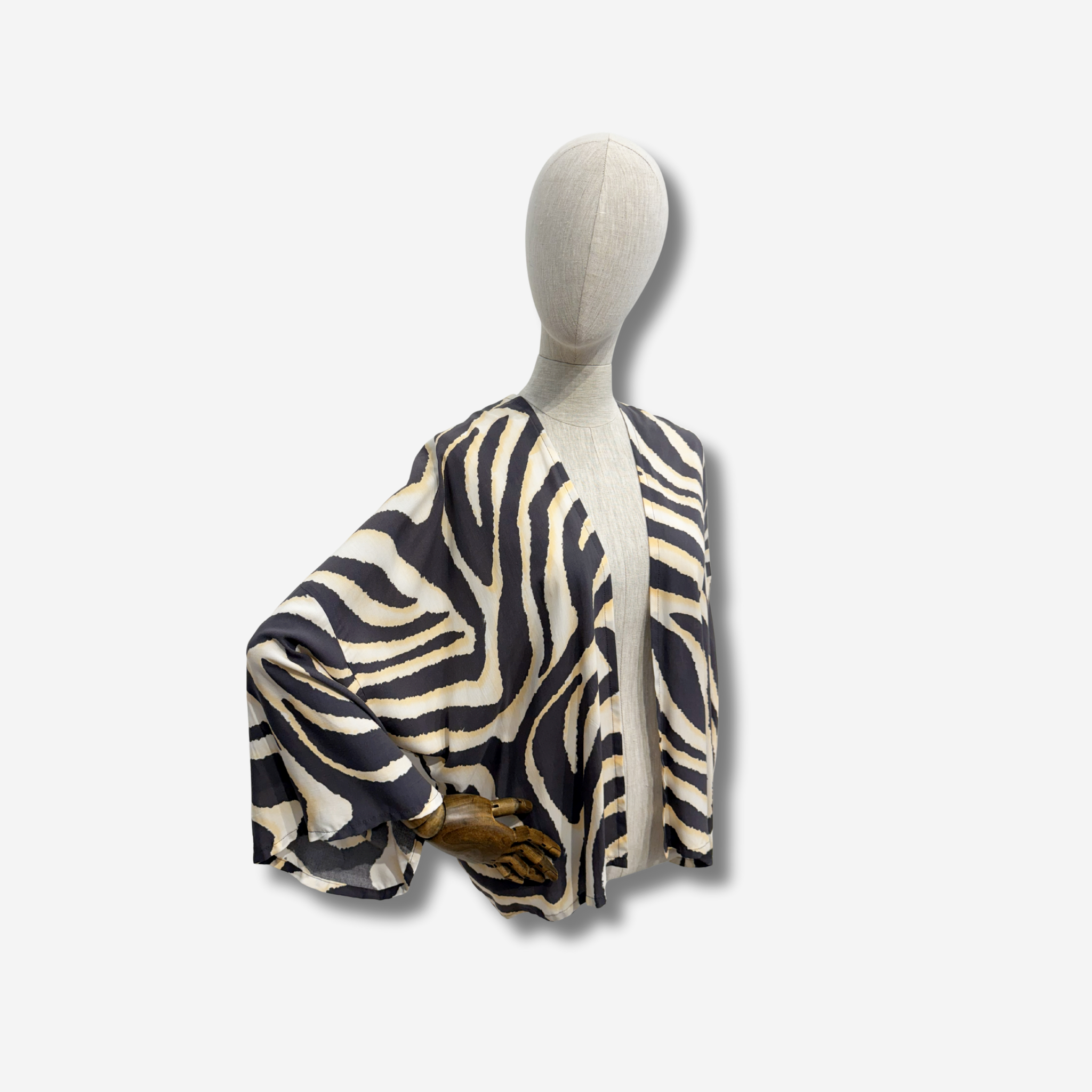 'FUKU' CROPPED KIMONO