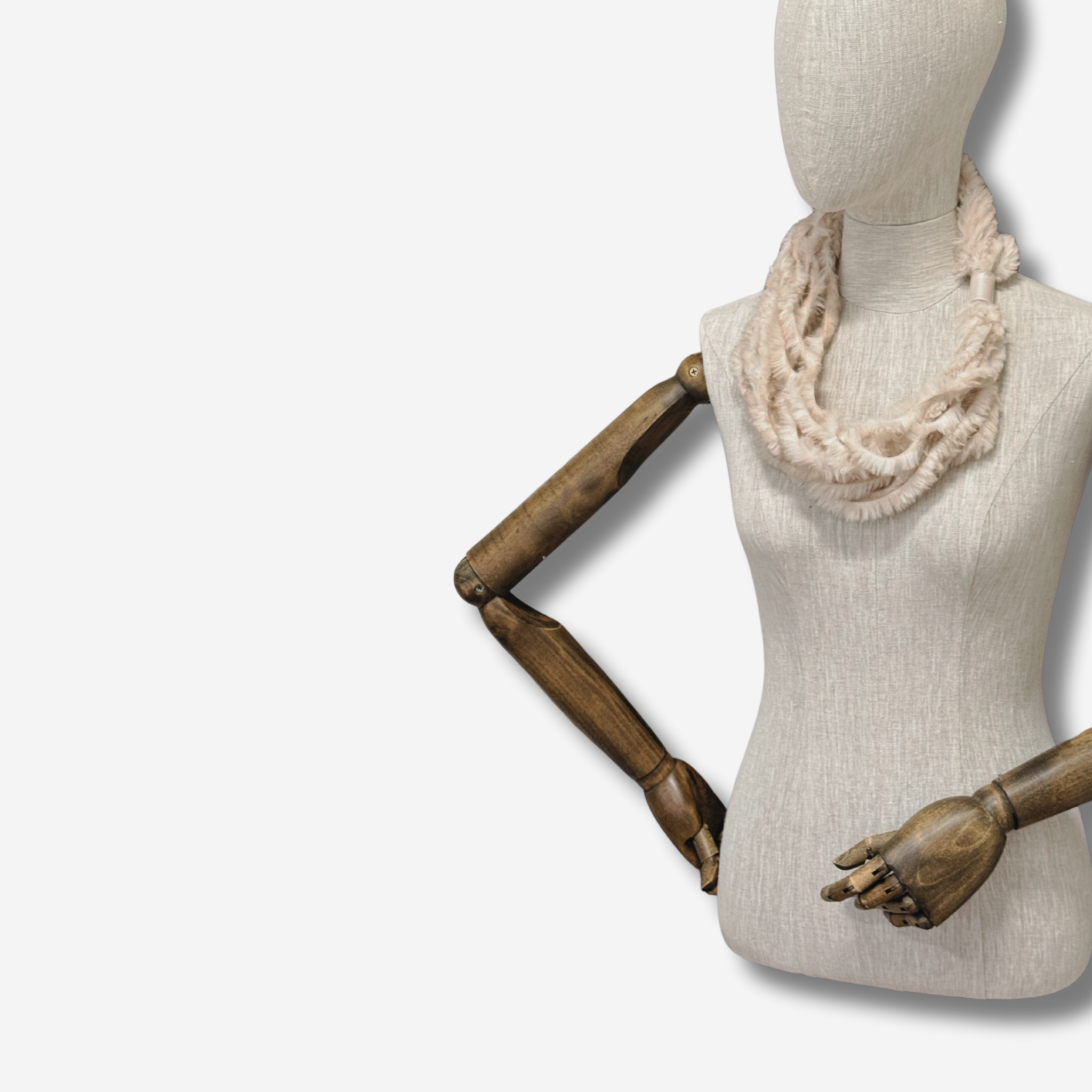 Vitaria’ plush fur scarfette