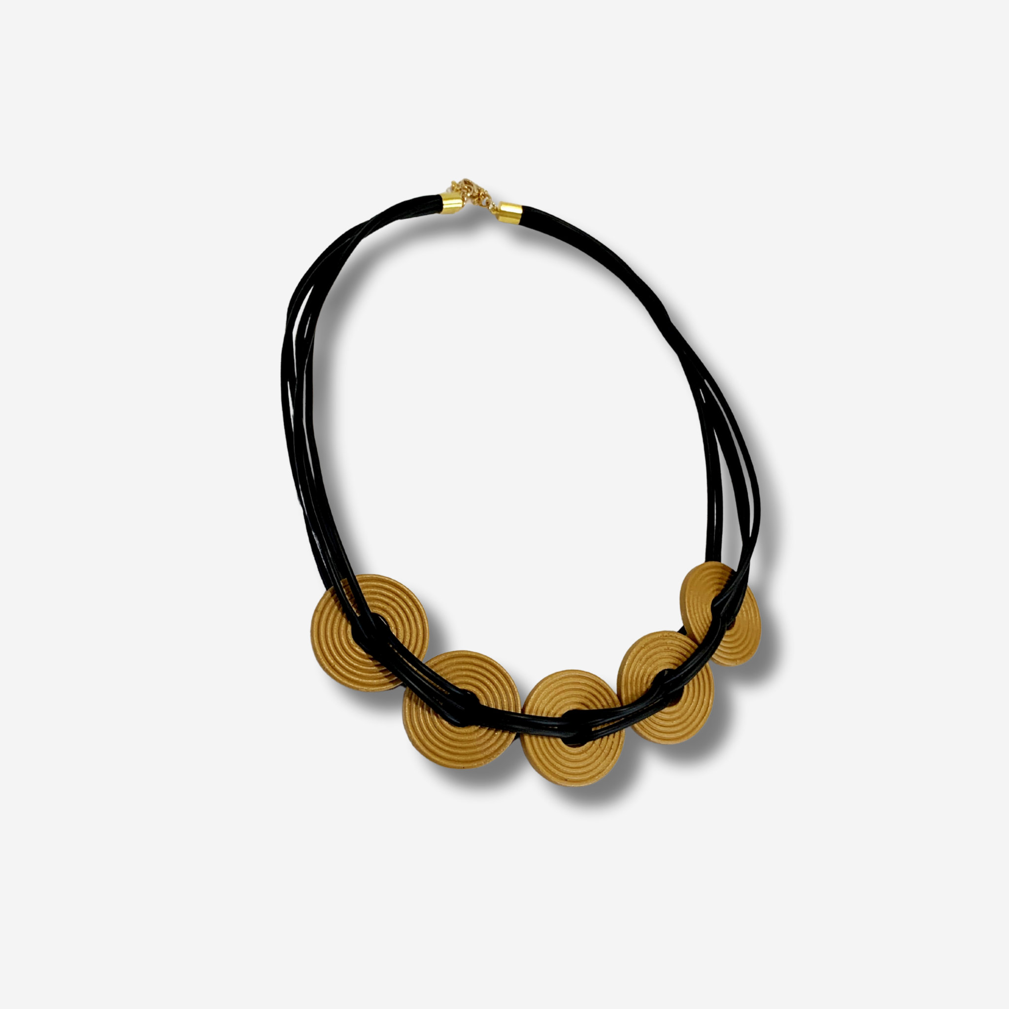 'Agnes' Disc Detail Collier