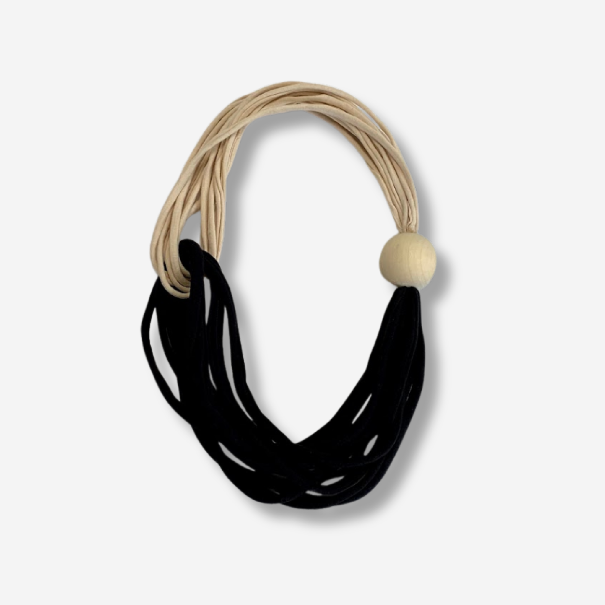 'SANURA' SPLICED BEAD FEATURE NECKPIECE