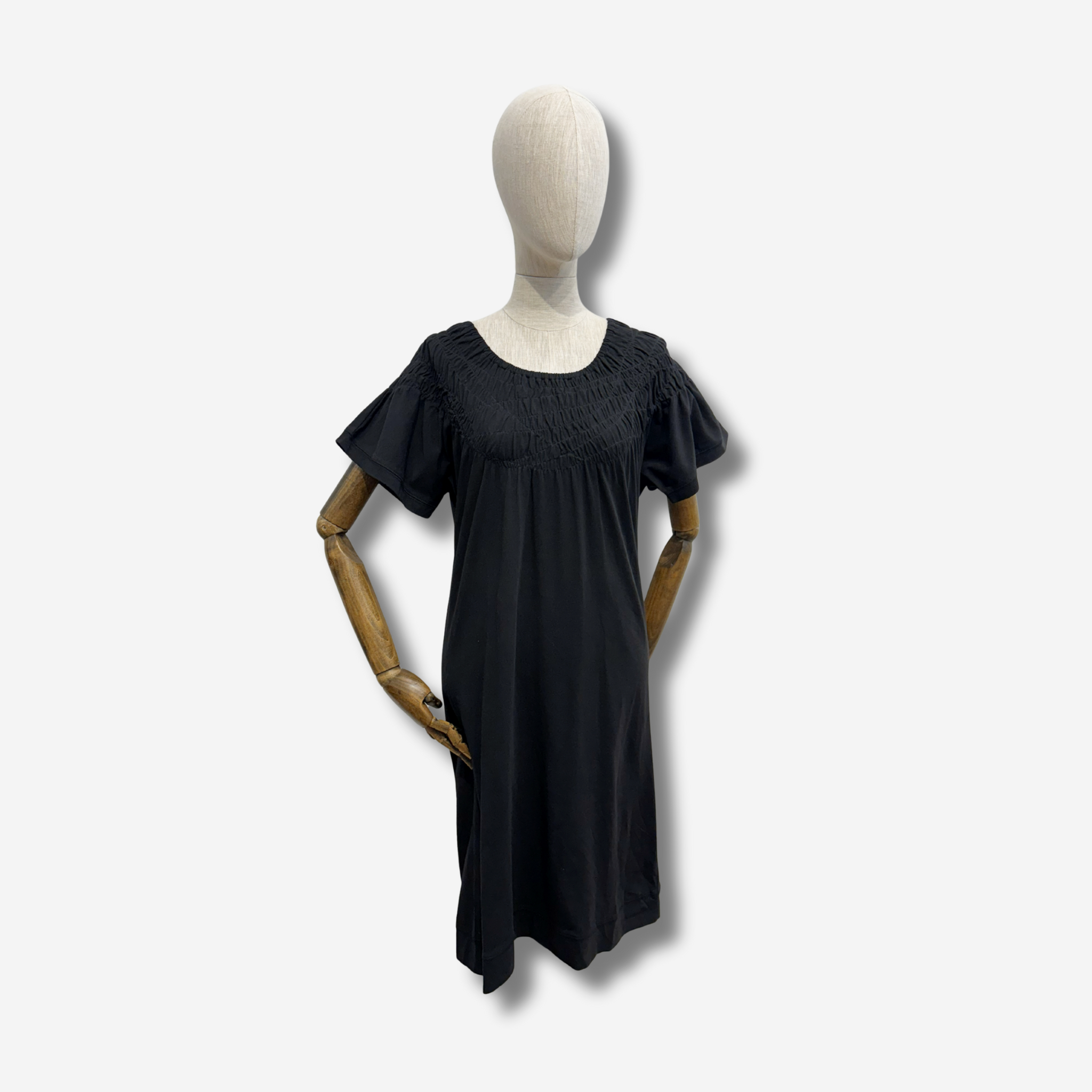 W-A SHIRRED DRESS BLACK 1.png