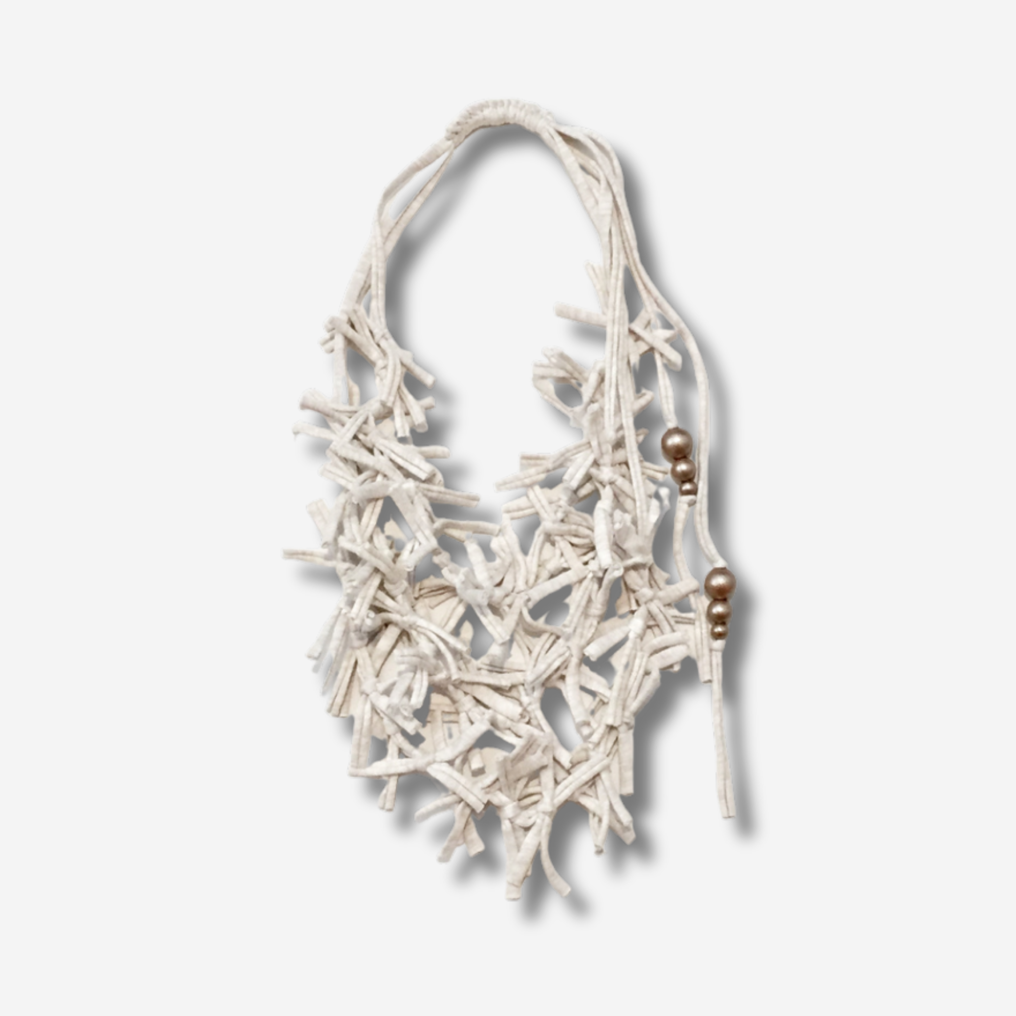 'IZA' KNOTTED MULTI TIER NECKPIECE