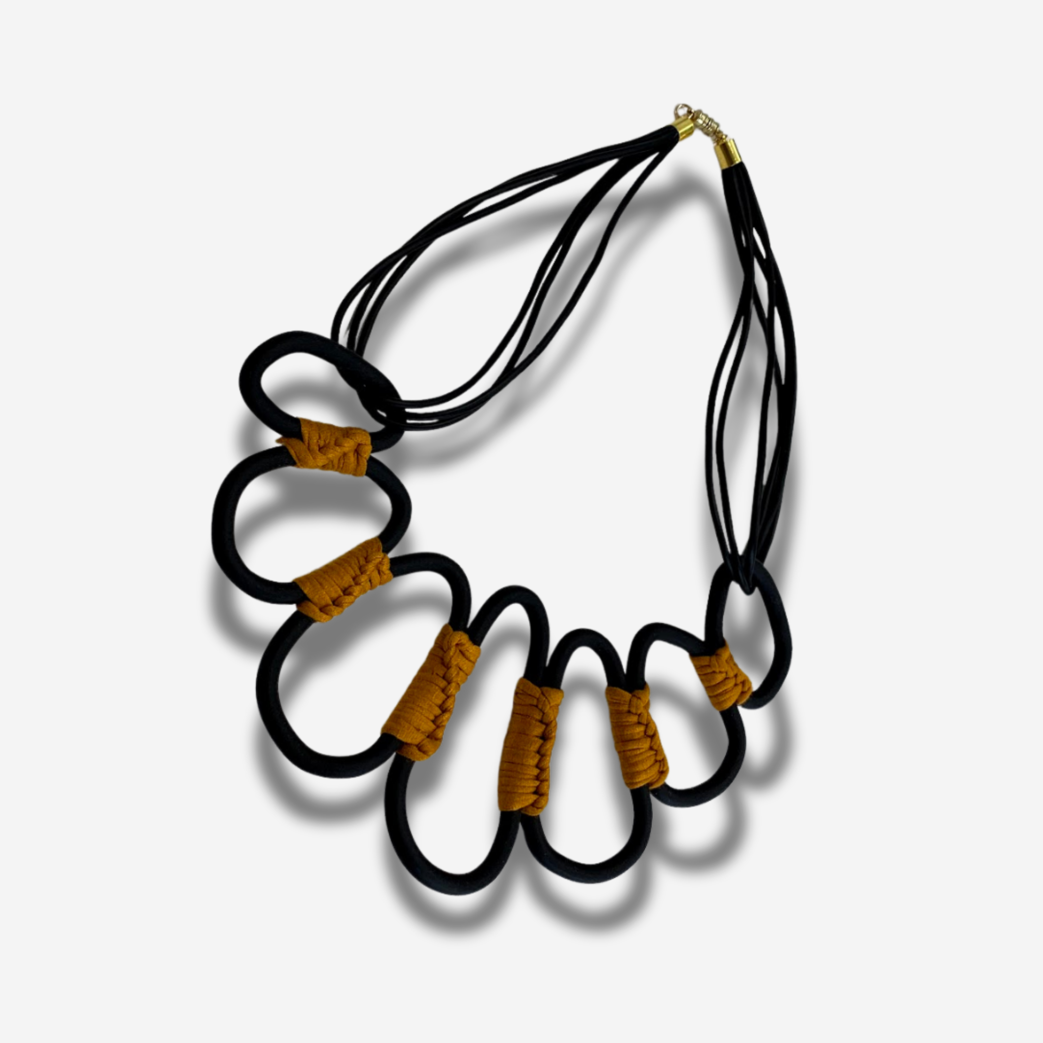 'Melia' Rubber Link Collier