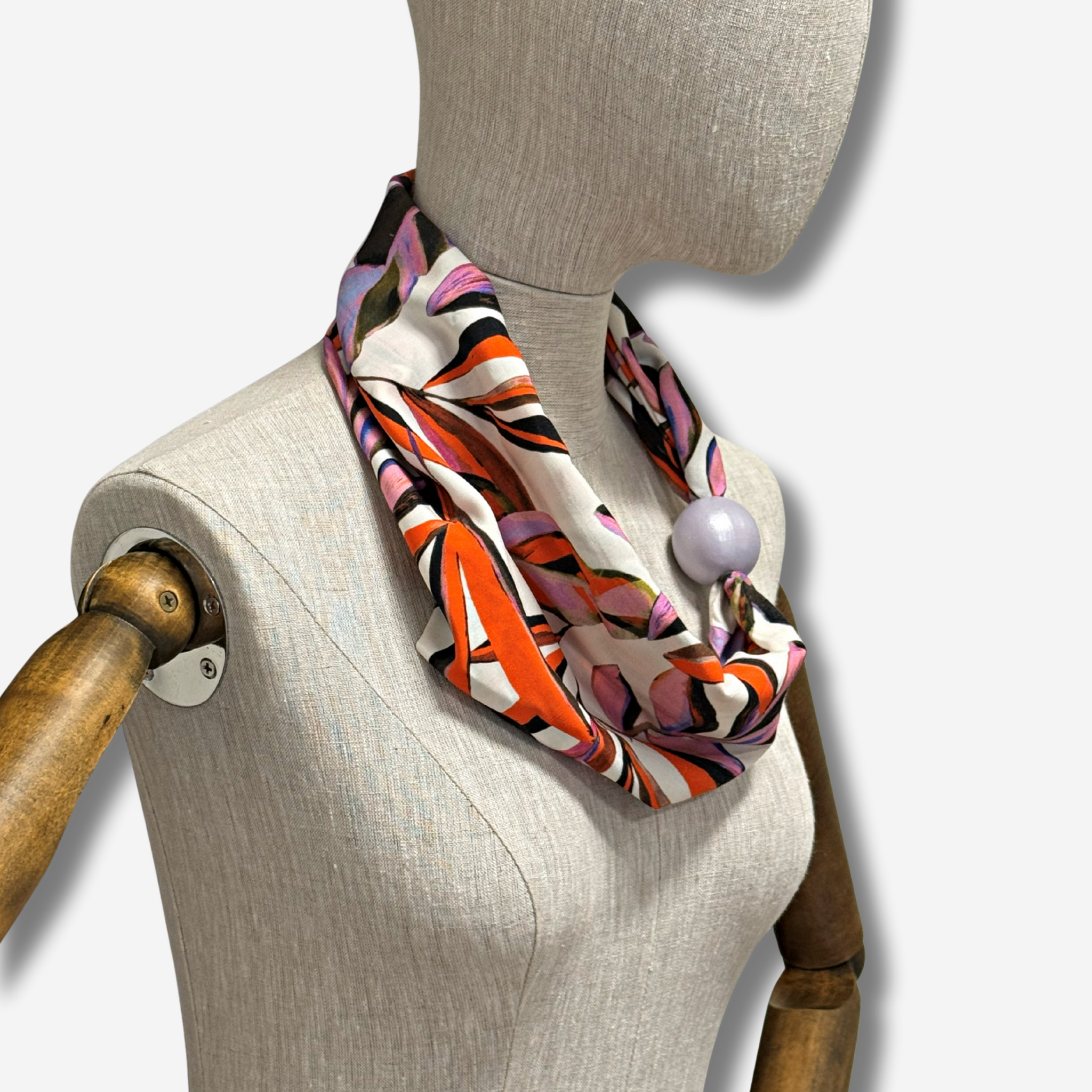 'Shaira' Bead Feature Scarfette