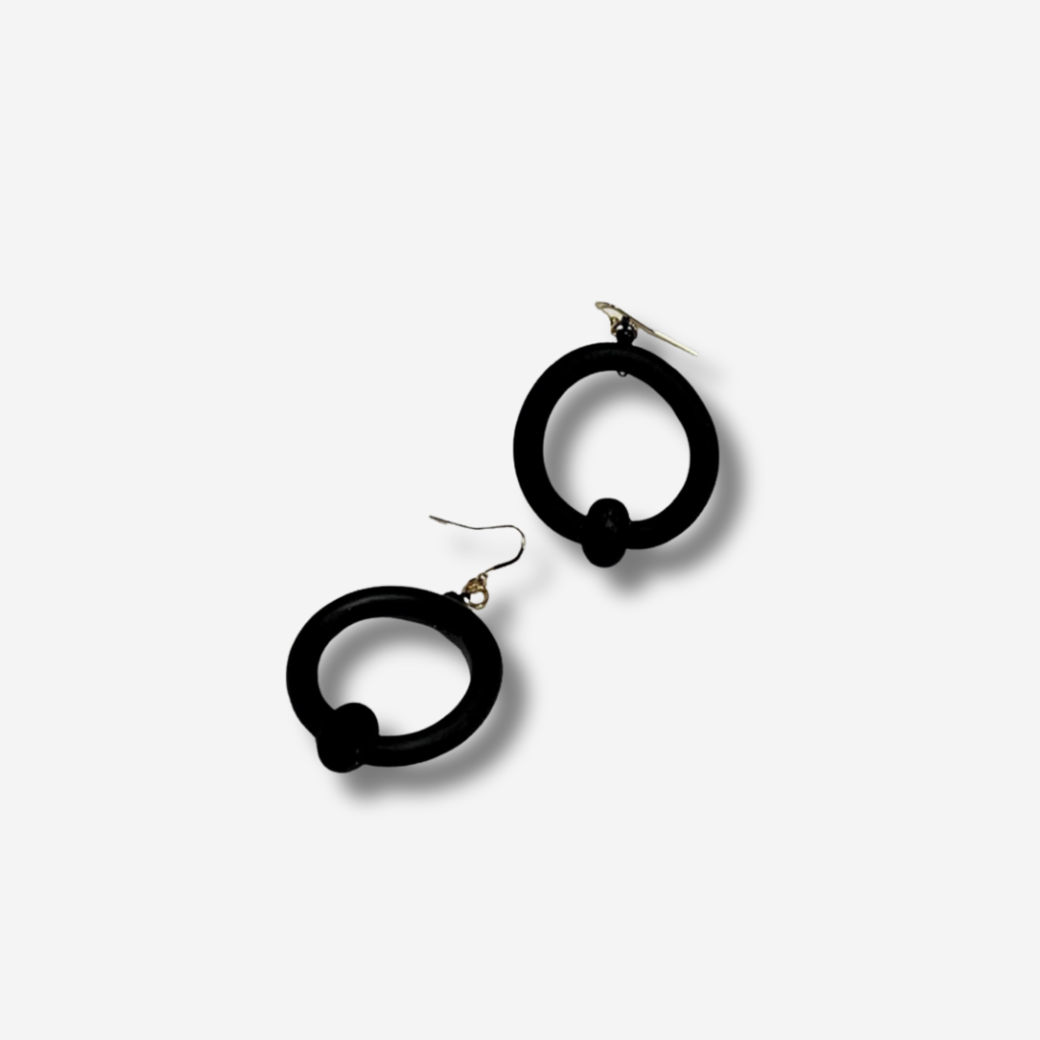'AZHAR' BEAD FEATURE RUBBER HOOP