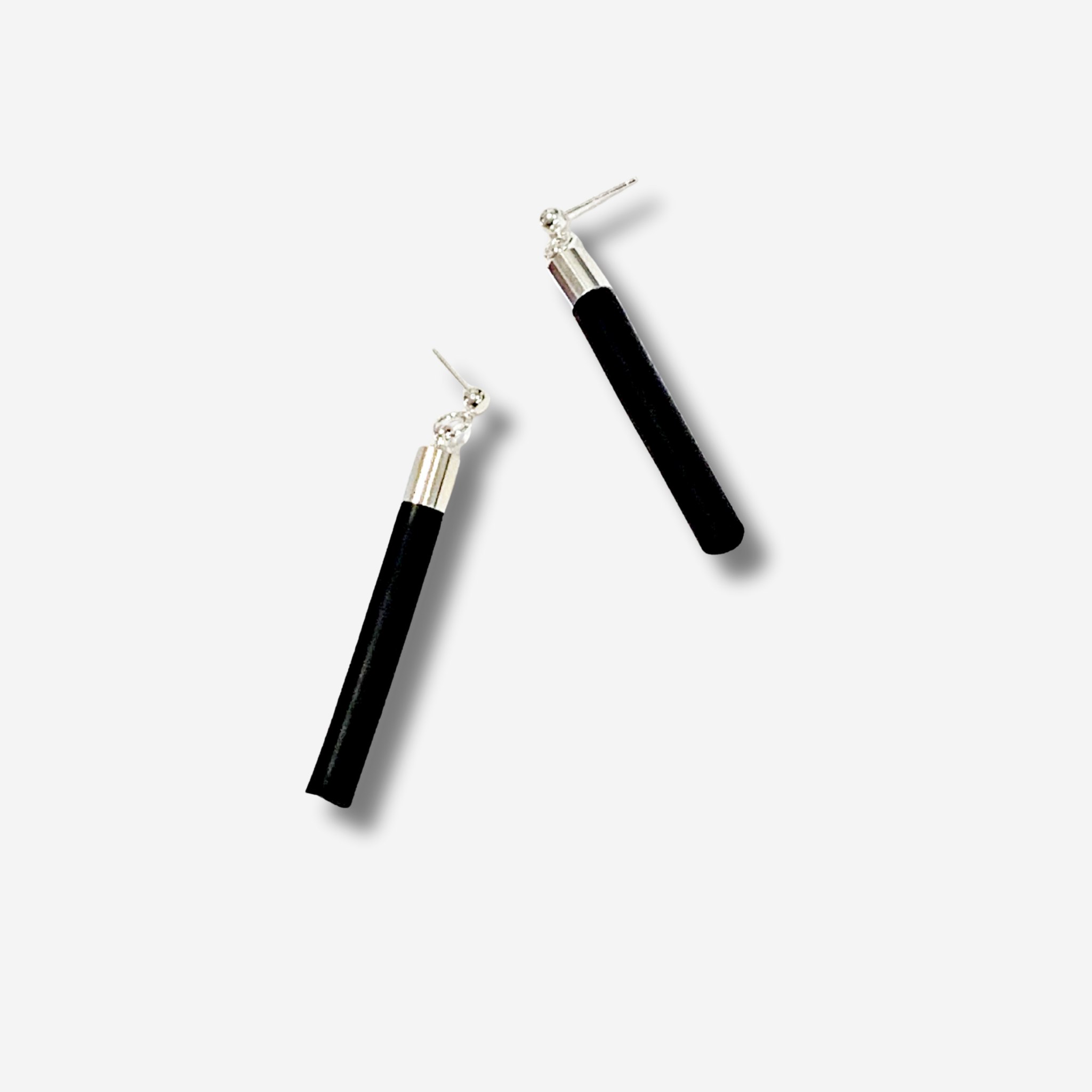 'RIKKA' RUBBER STICK DROP EARRING