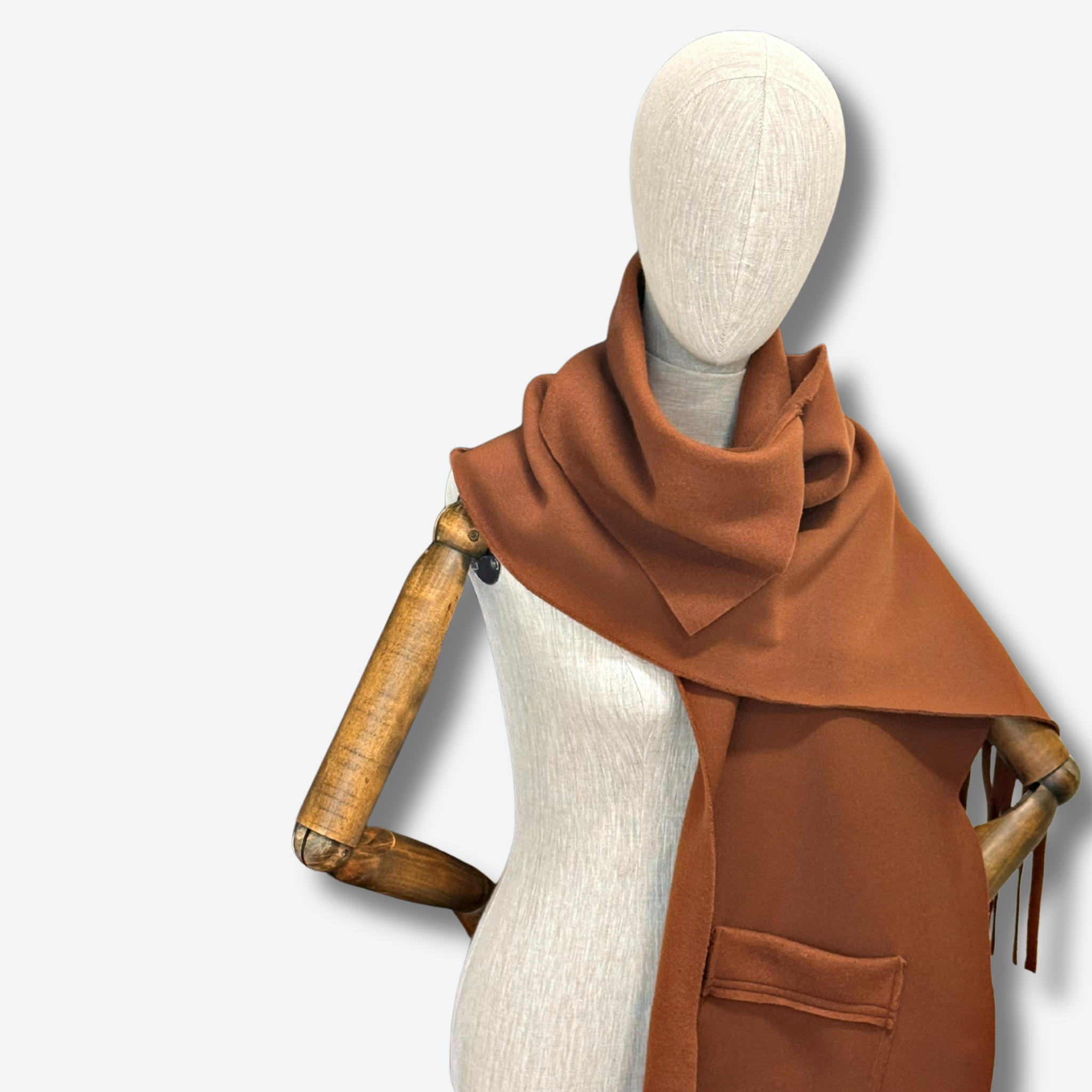 'Kairi' Collared Shawl Scarf