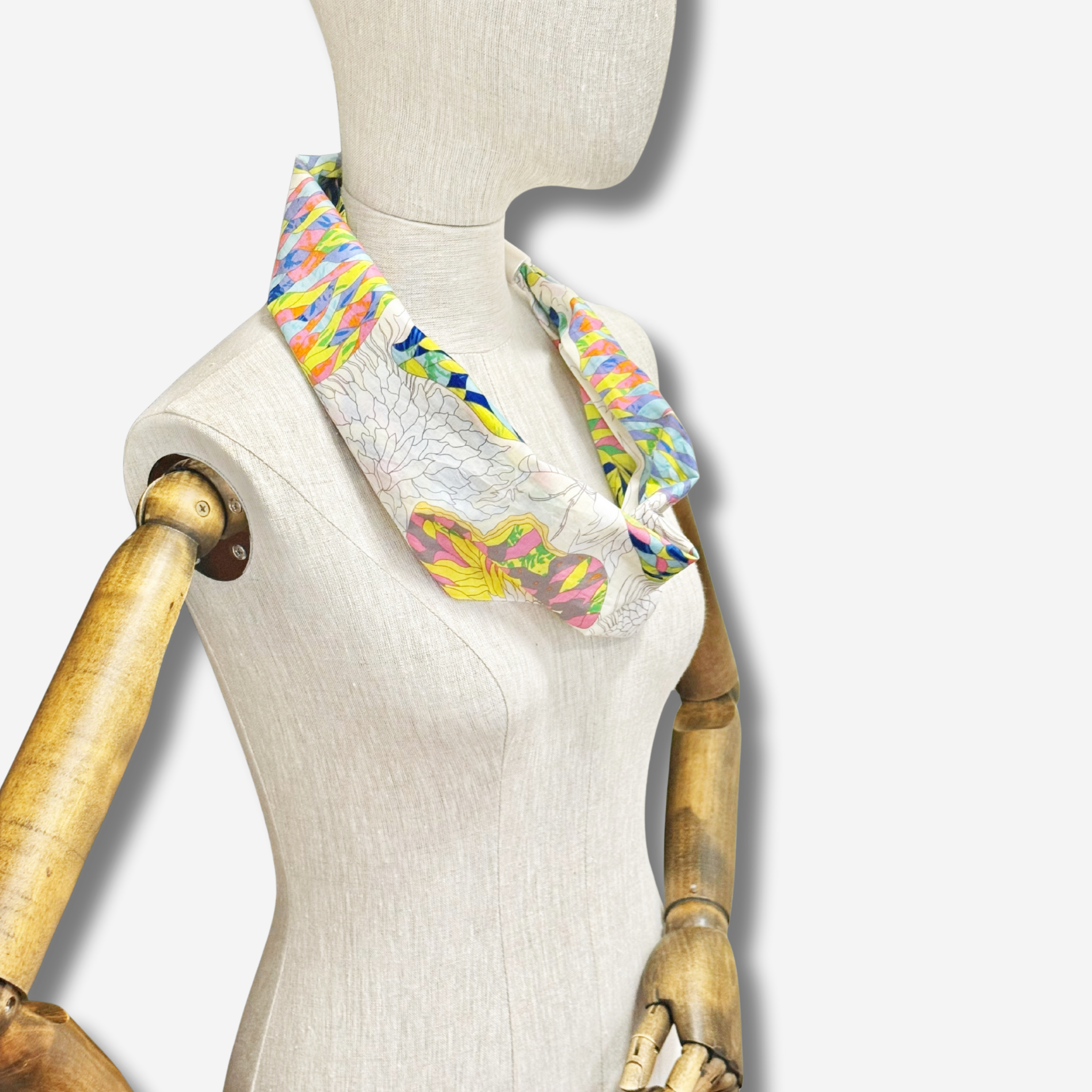 'Kenise' bead feature scarfette