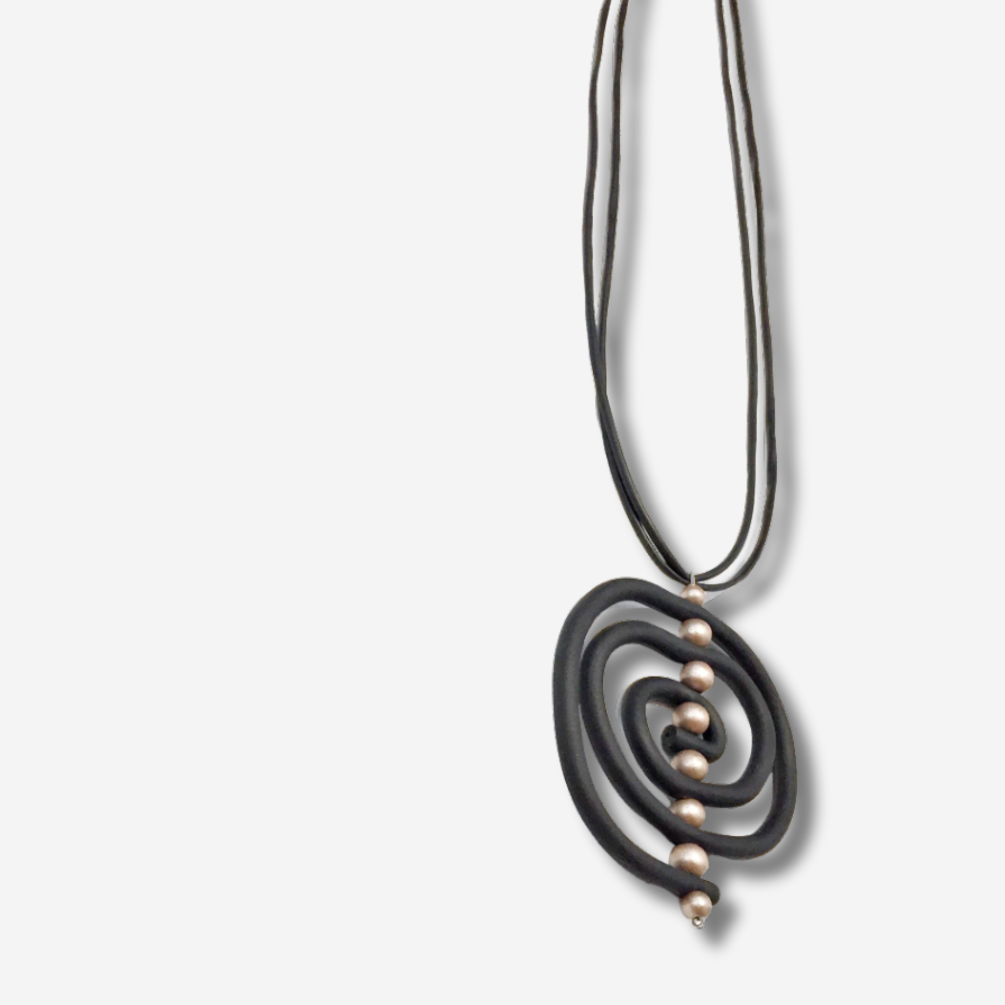 'SOMO' RUBBER COIL PENDANT