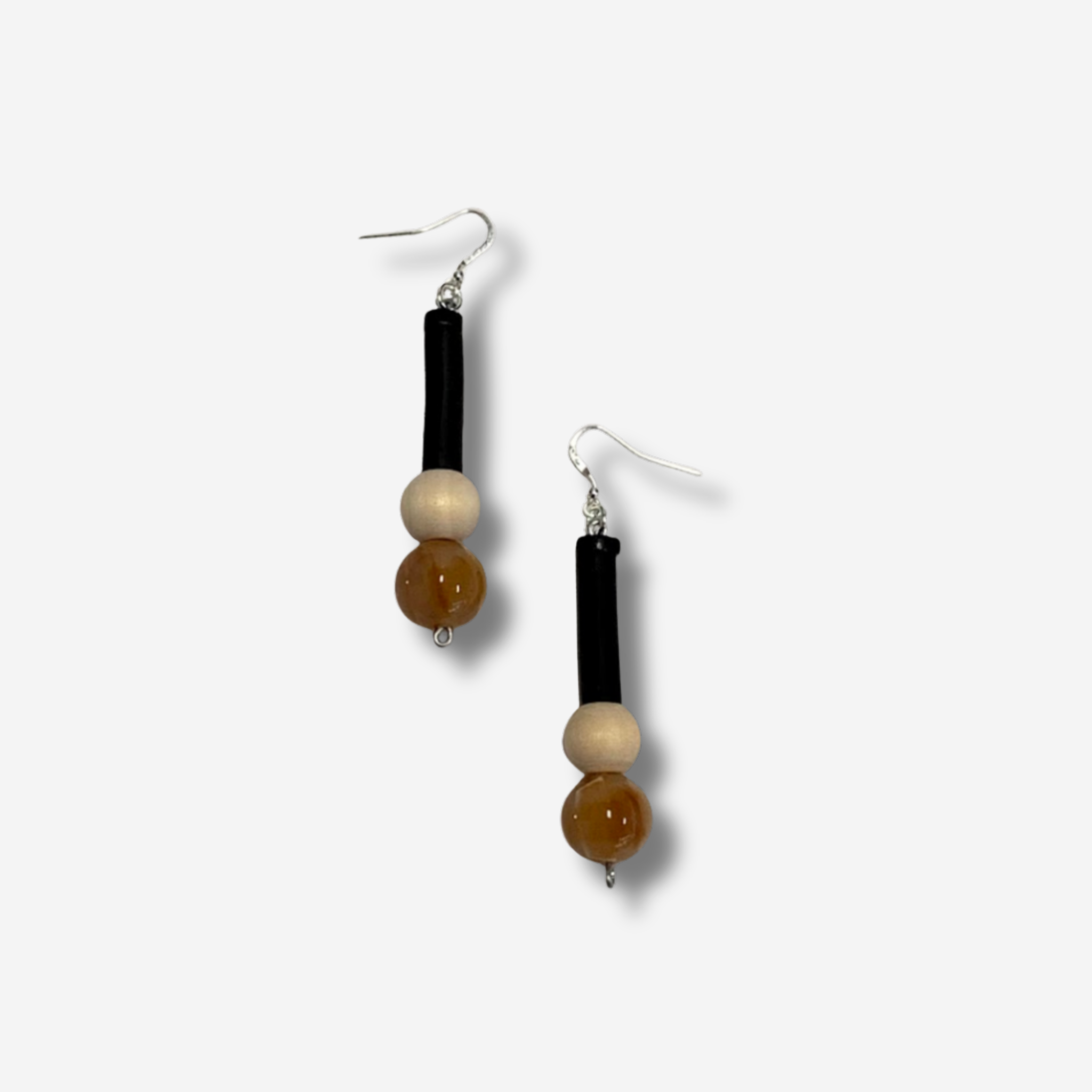 'DENITA' RUBBER DROP EARRING